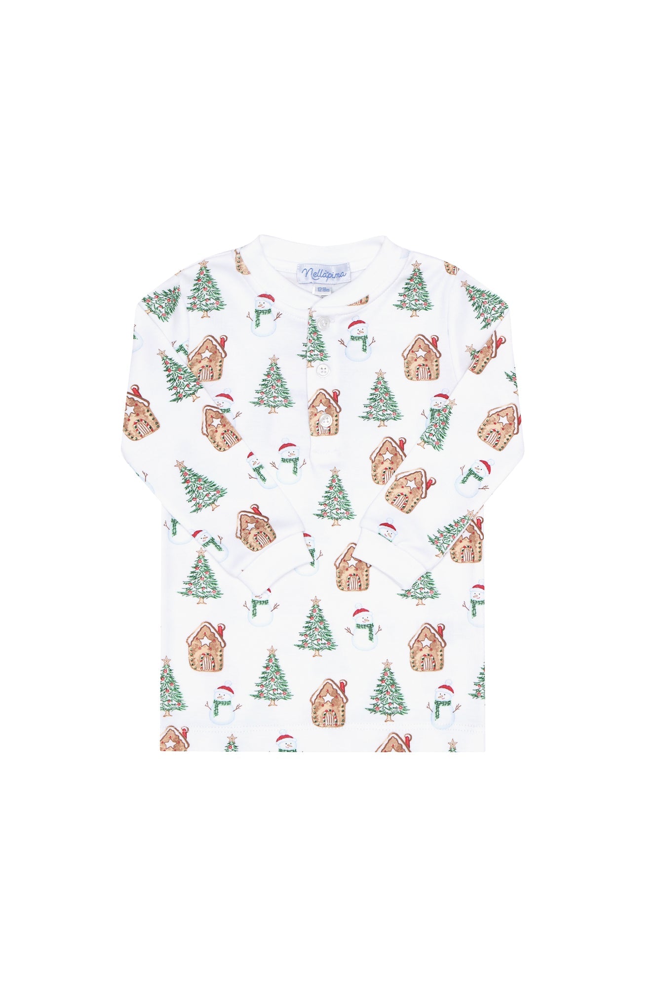 Wonderland Christmas Print pajama