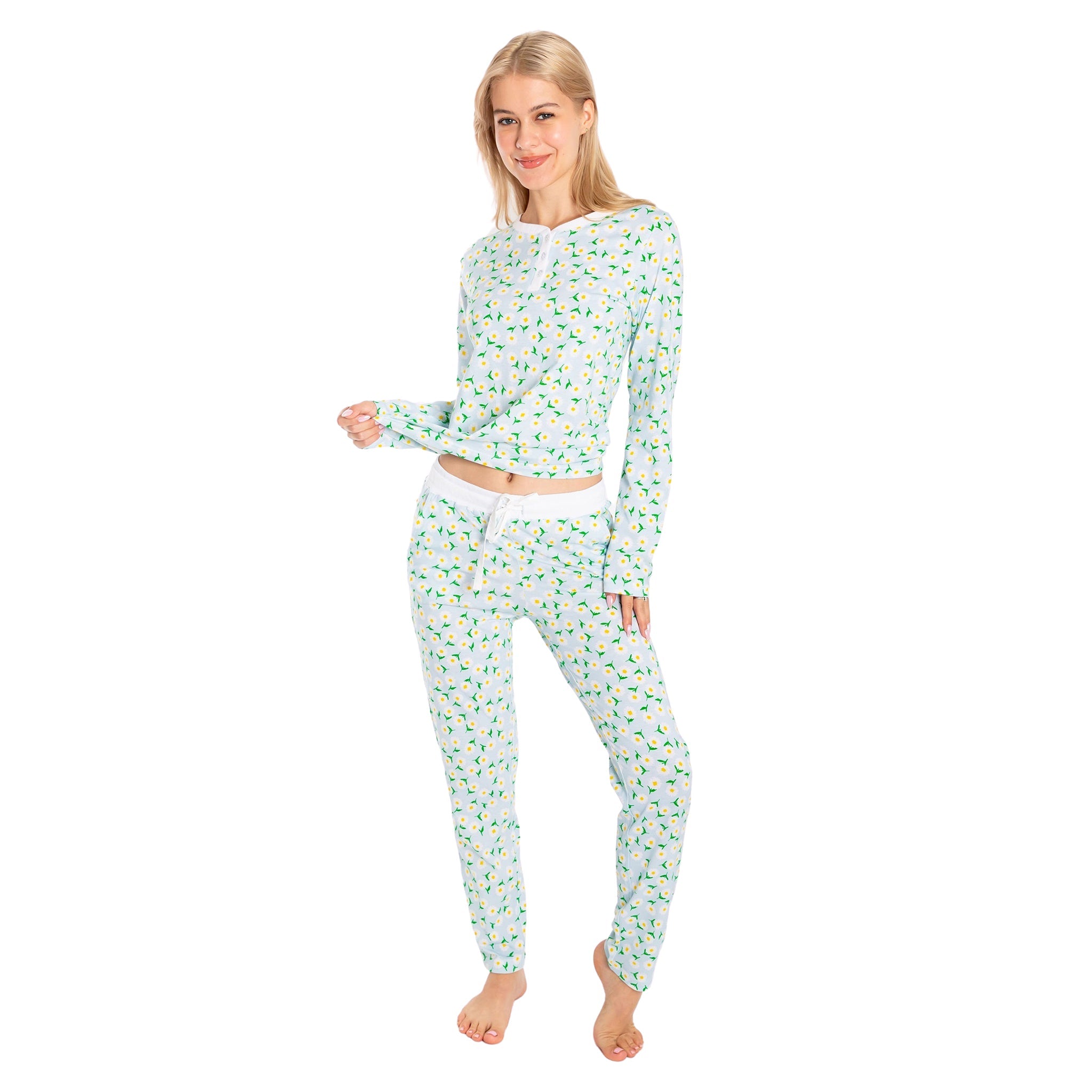 Women's Daisy Jersey Long Set