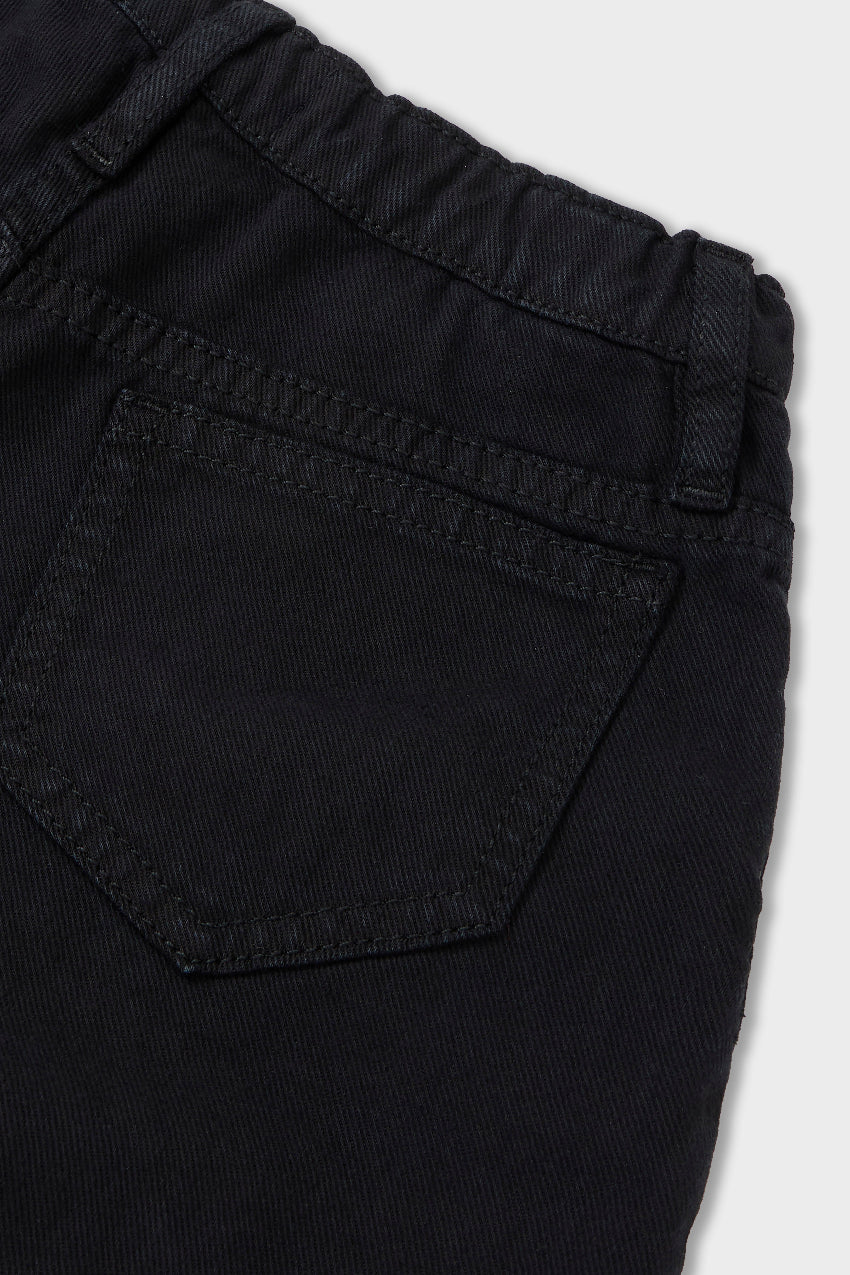 Organic Cotton Balloon Denim Short
