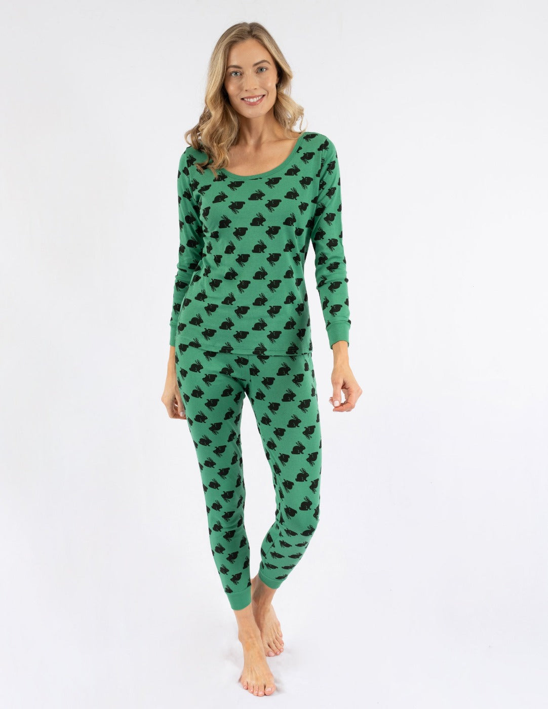 Women's Cotton Bunny Pajamas