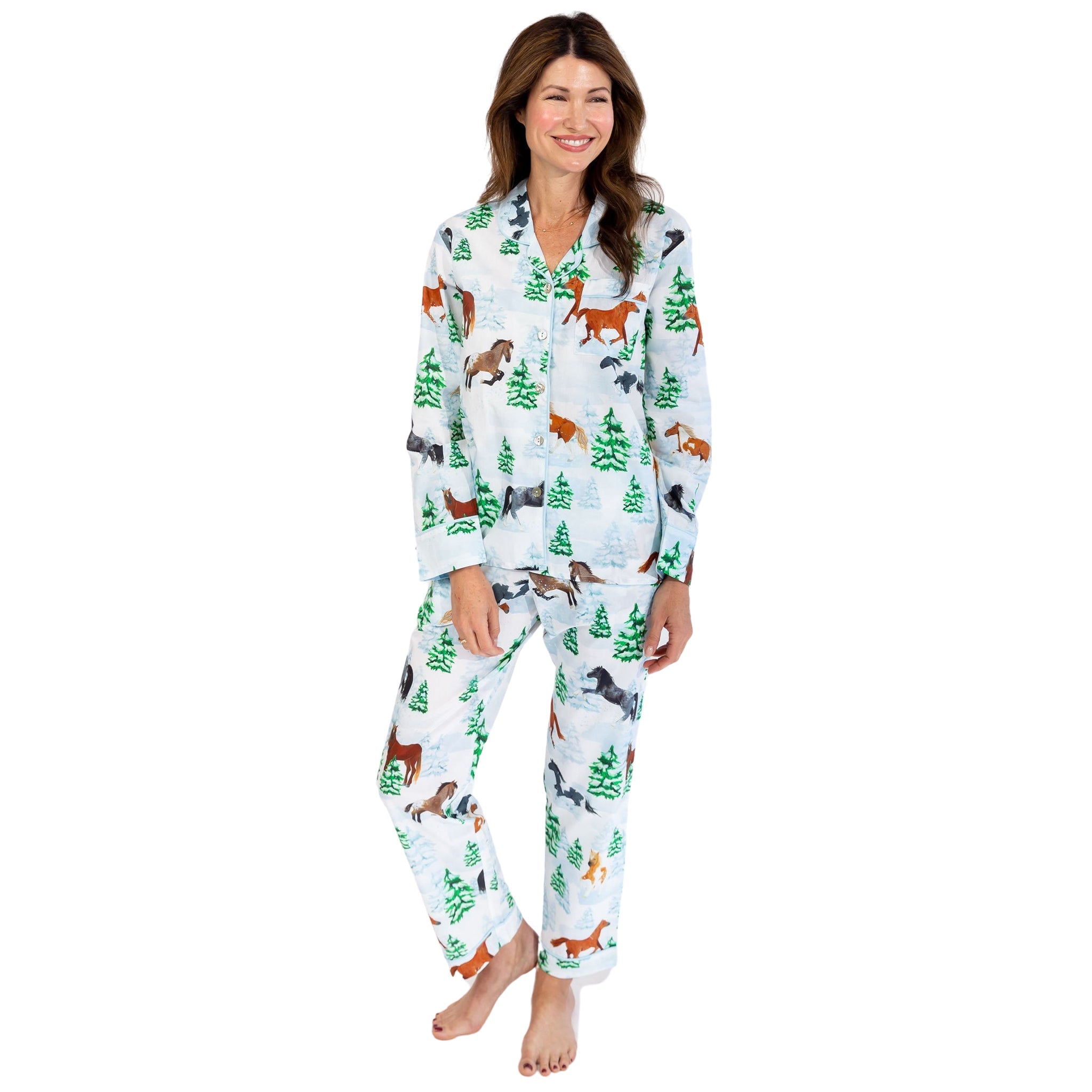 Women's Skydog Long Pj Set