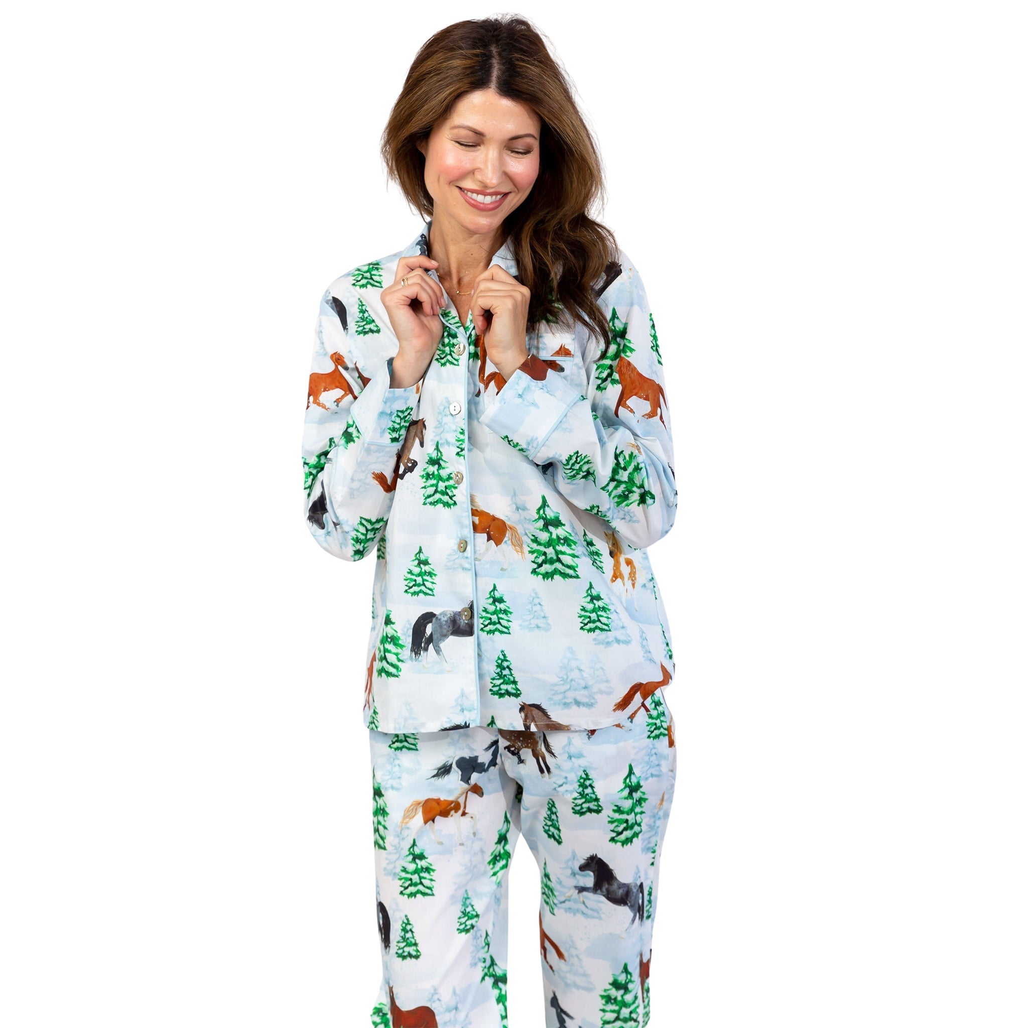 Women's Skydog Long Pj Set