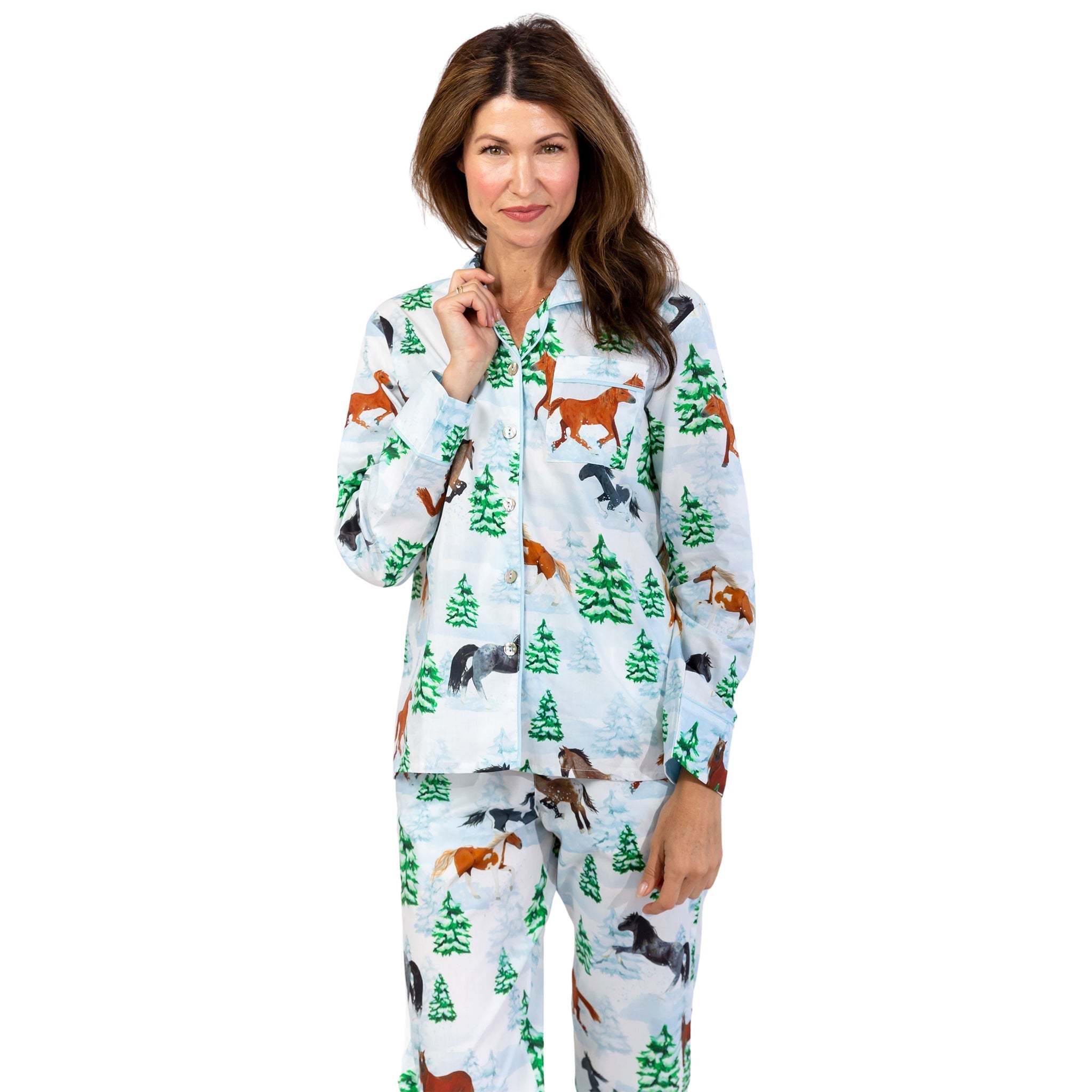 Women's Skydog Long Pj Set