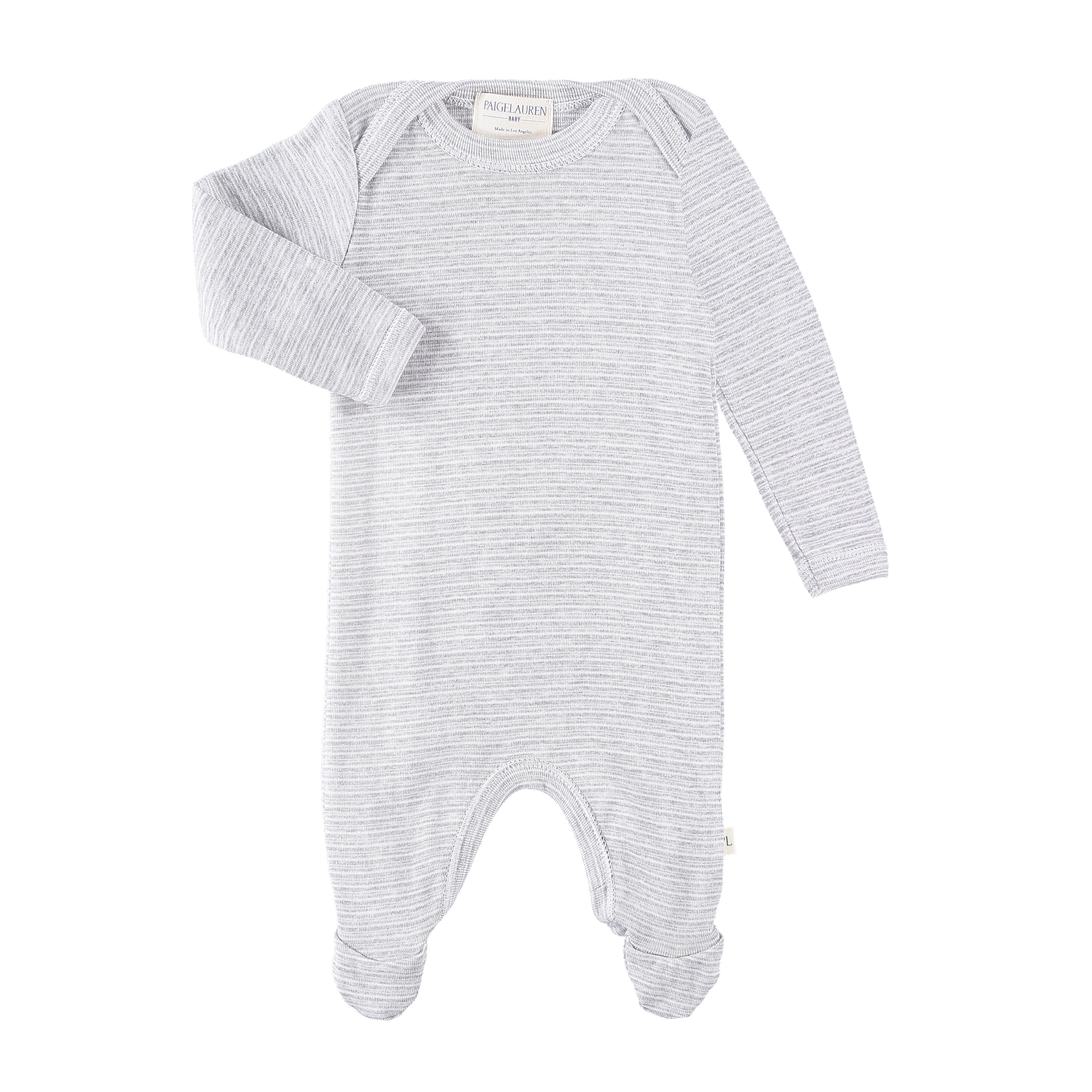 Rib Lap Tee Footie Pajama