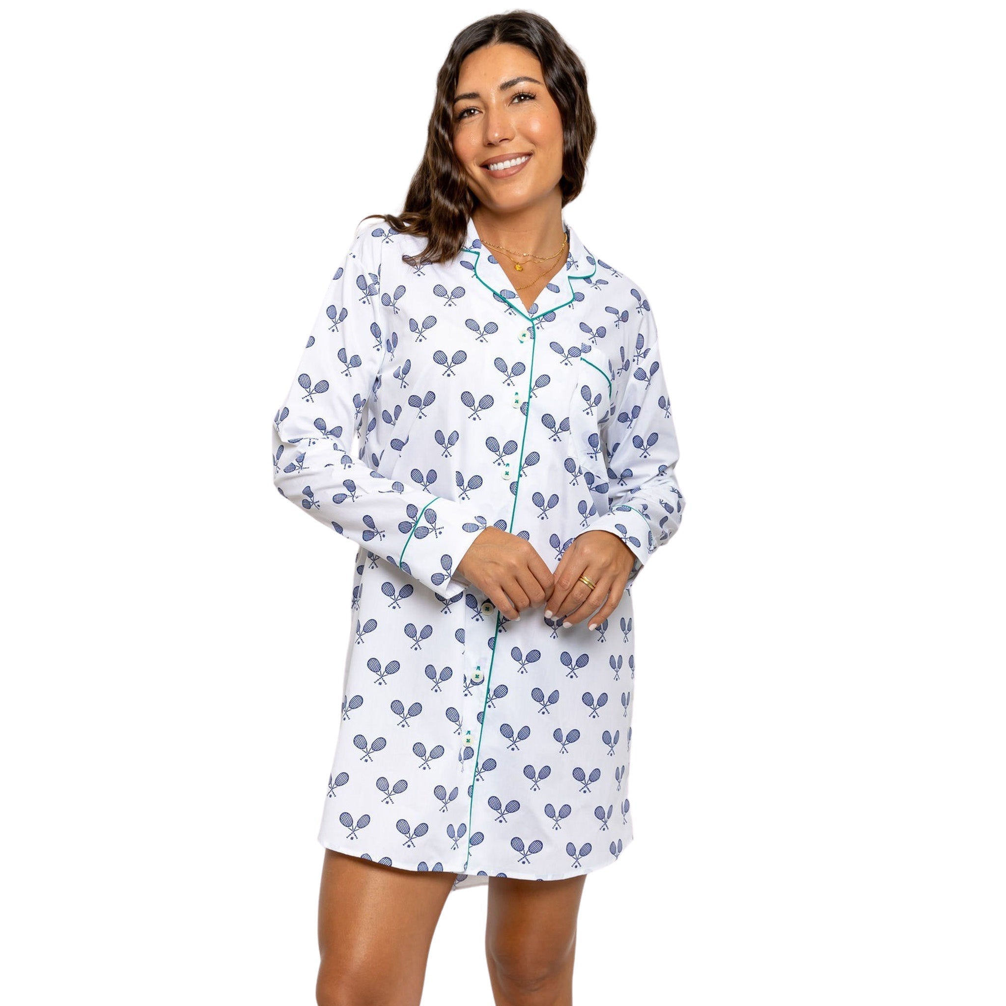 Women's Tennis Navy Night Shirt