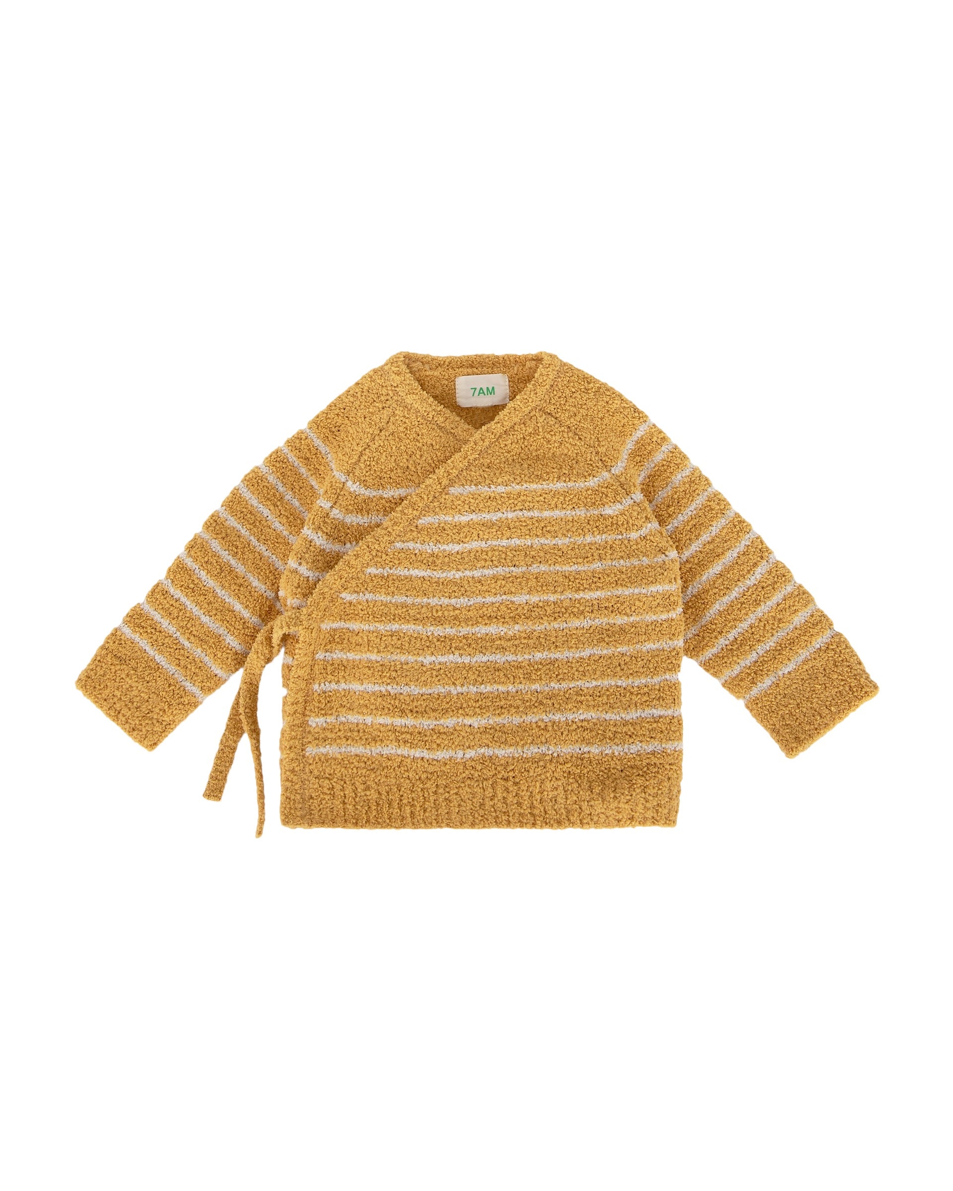 Wrap Top Striped - Fuzzy