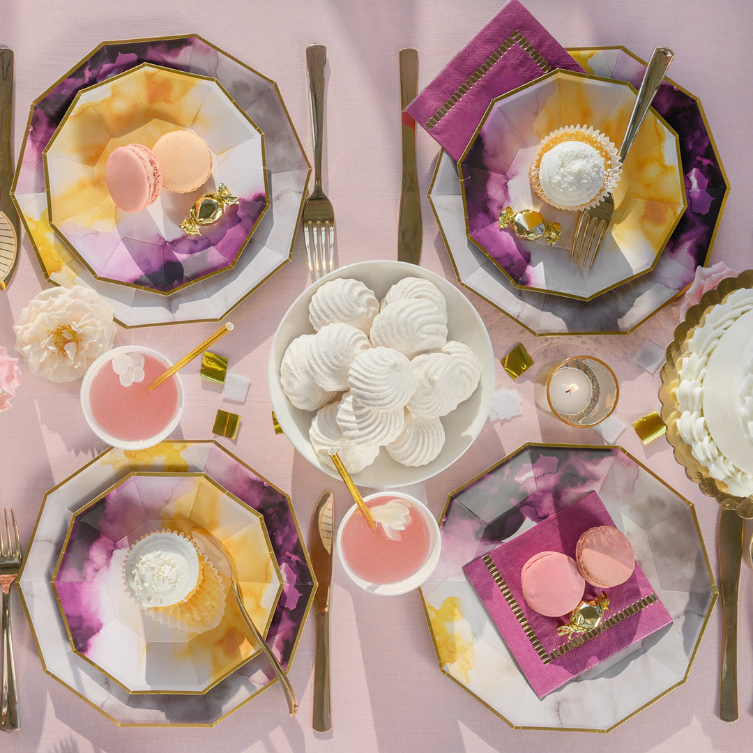 Metallic Gold Paper Straws (25 Per Pack)