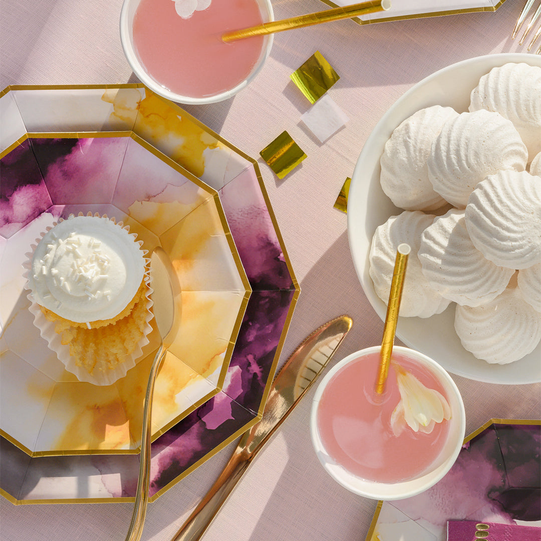 Roar + Rabbit Watercolor Small Plates (10 Per Pack)