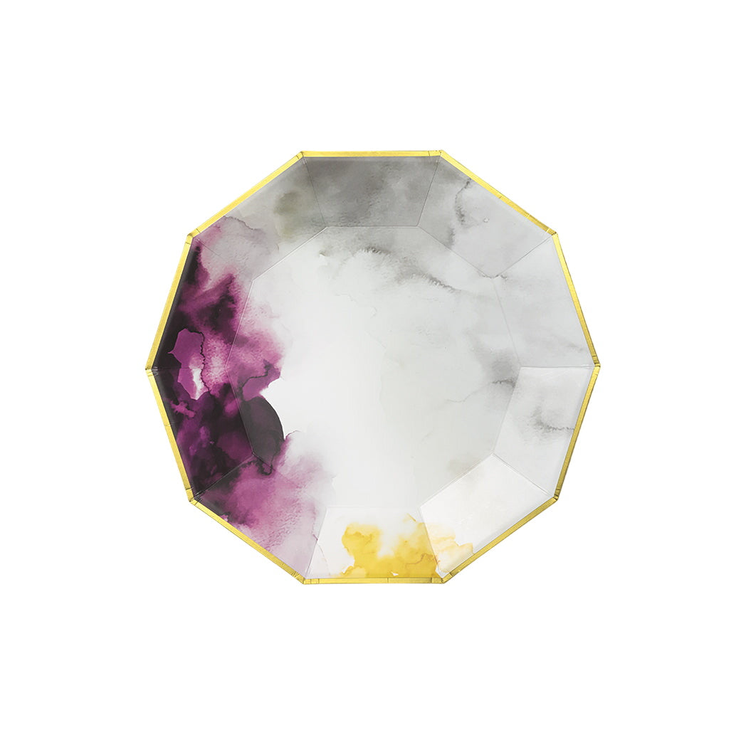 Roar + Rabbit Watercolor Large Plates (10 Per Pack)