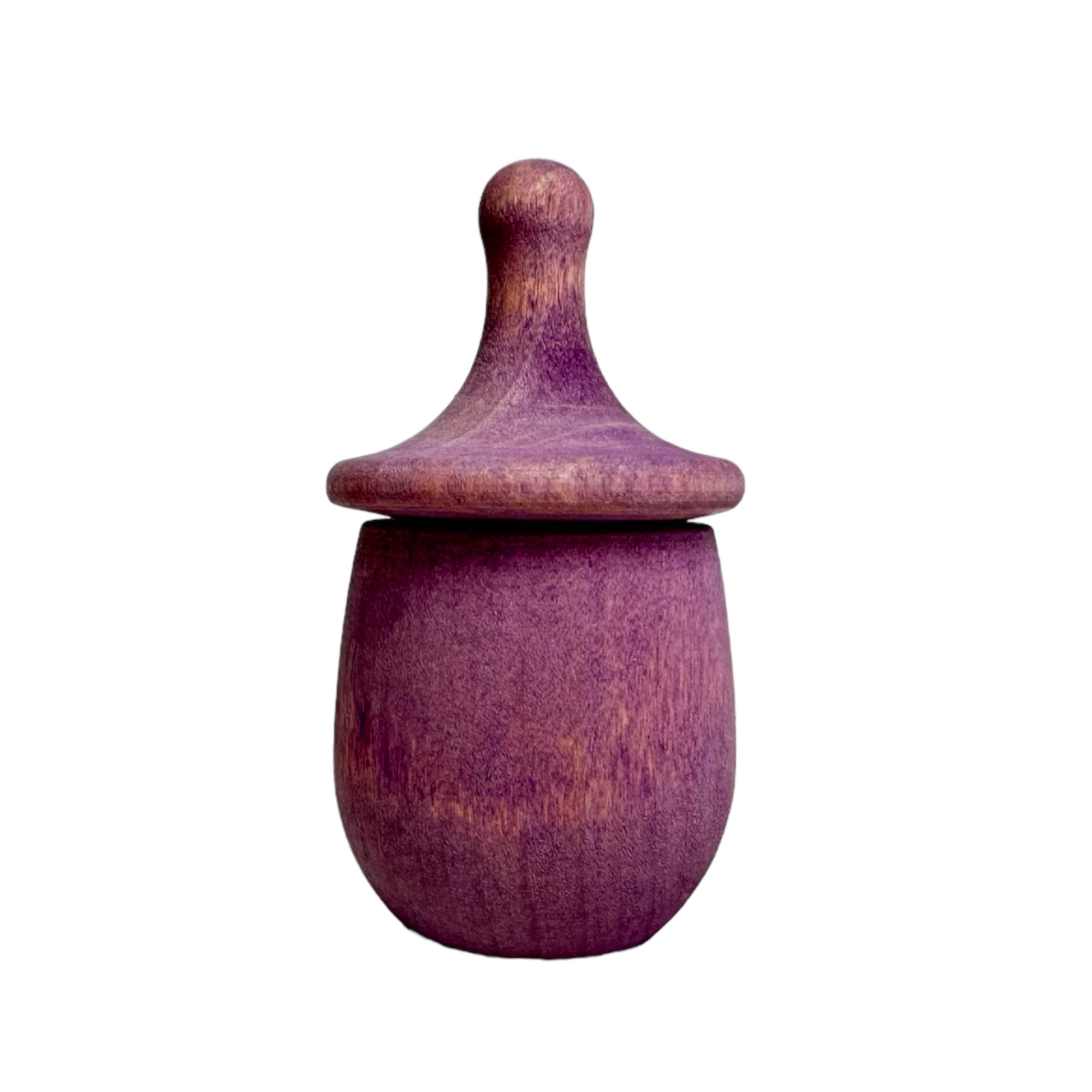 A Set Of 6 Stained Little Thing Wooden Treasure Box In Stained Pastel/macaron Colors