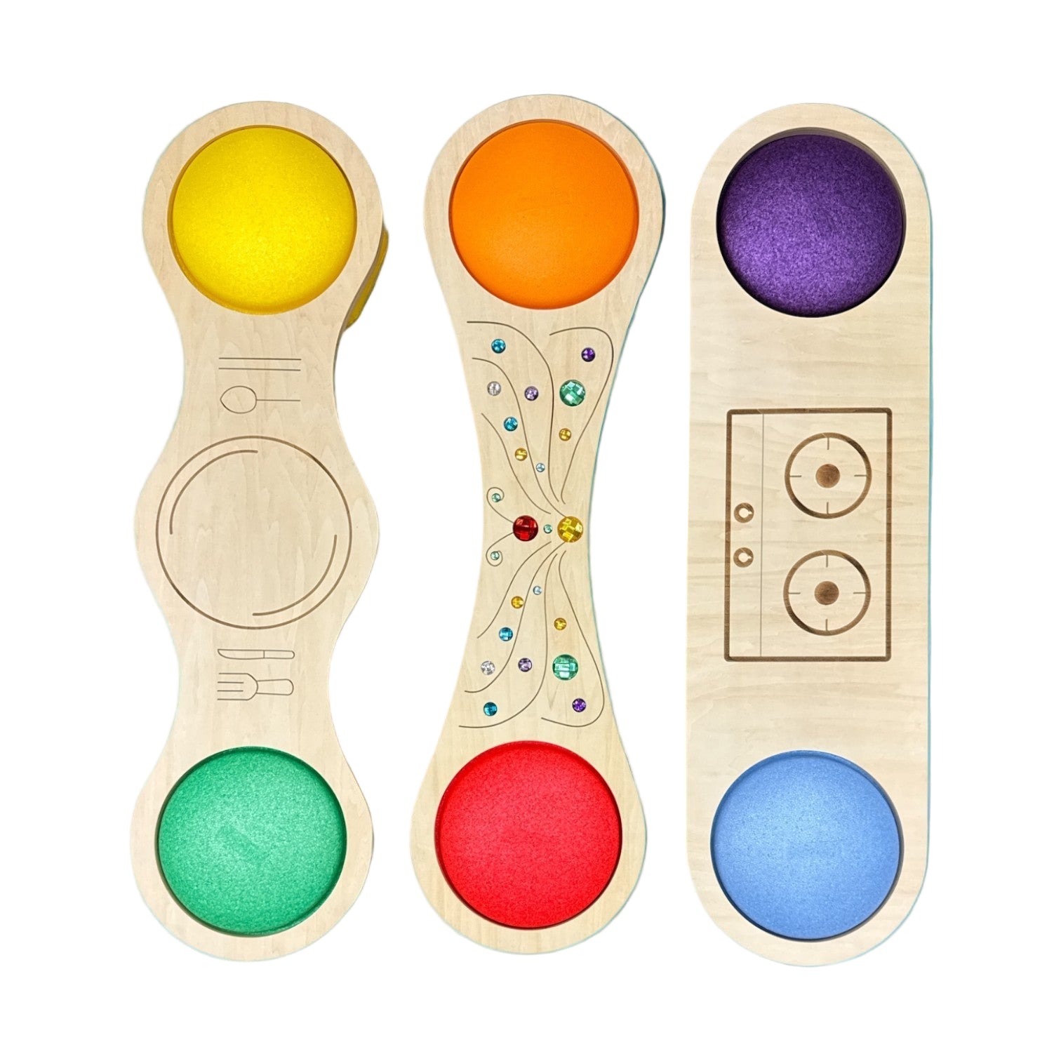 Connector Boards – 3-piece Themed Set For Stepping Stones