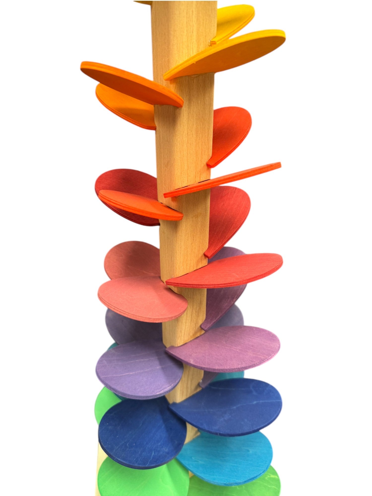 New Large Marble Tree In Primary Rainbow Colors