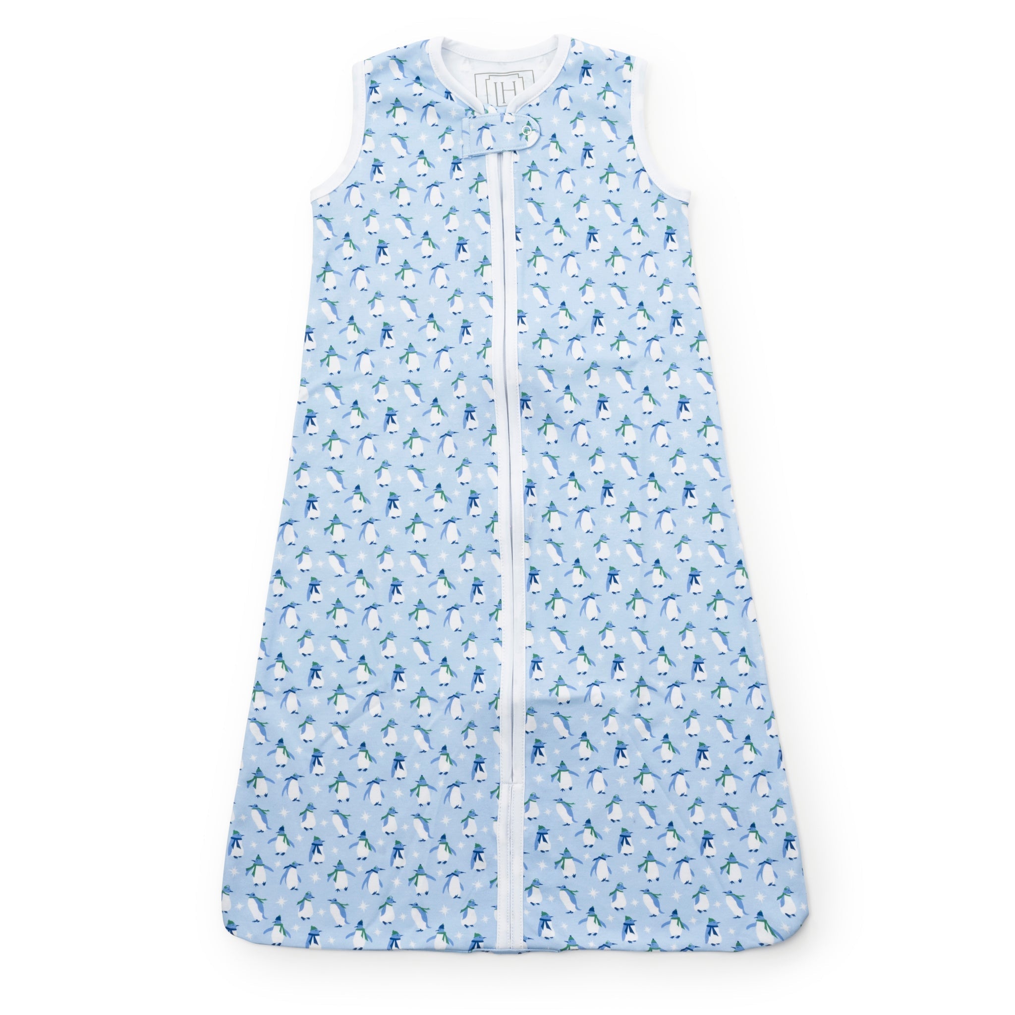 Wearable Boys' Blanket Penguin Party Blue