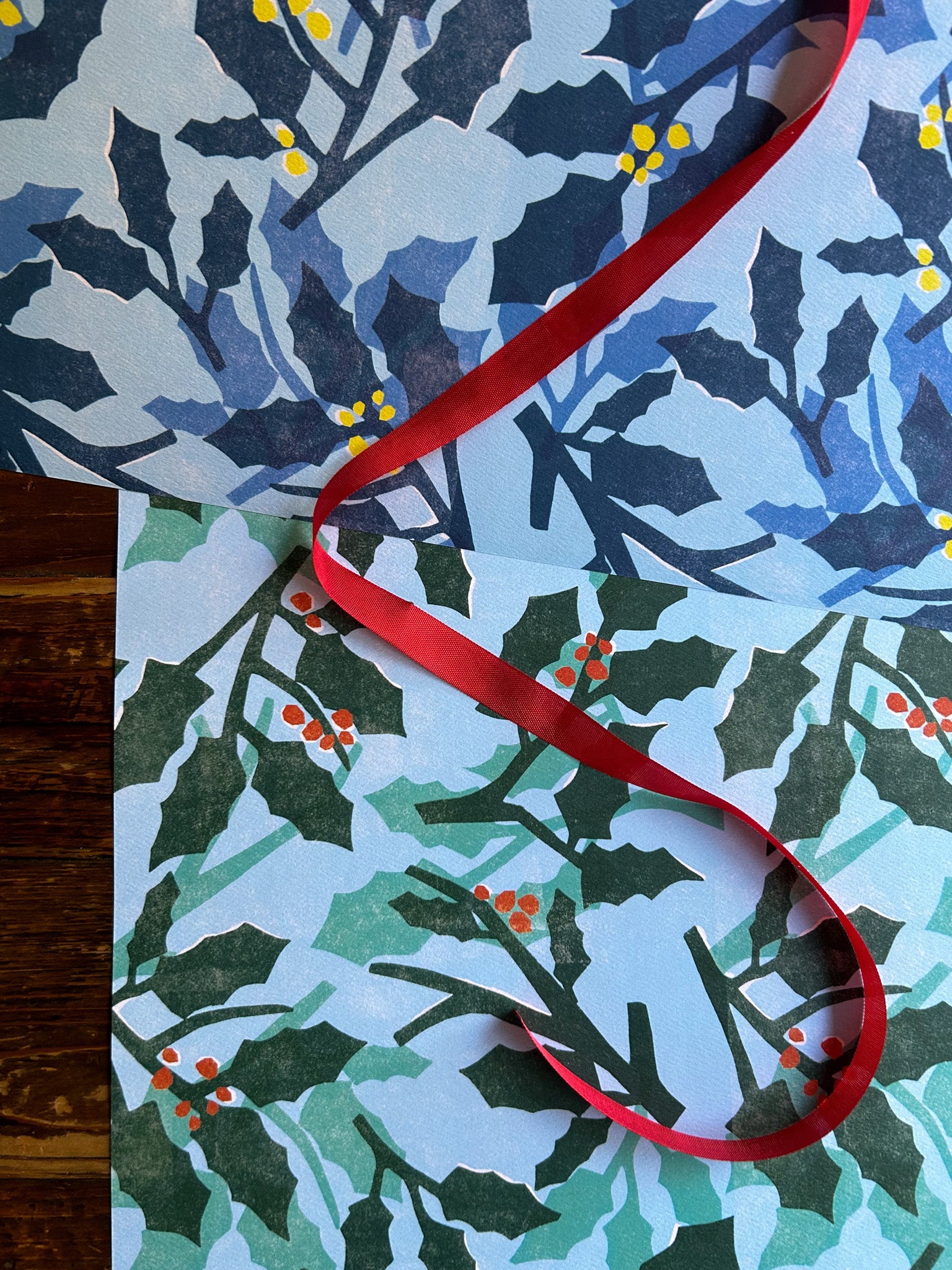 Holly And Berries Pattern Sheet