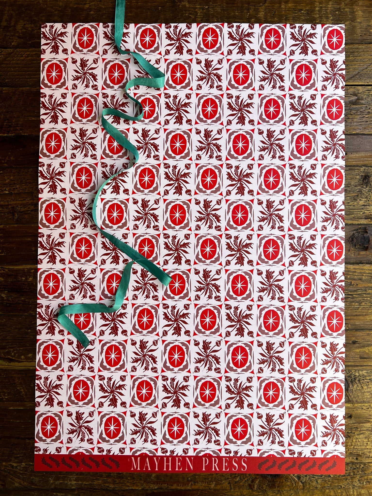 Buds And Stars Pattern Sheet