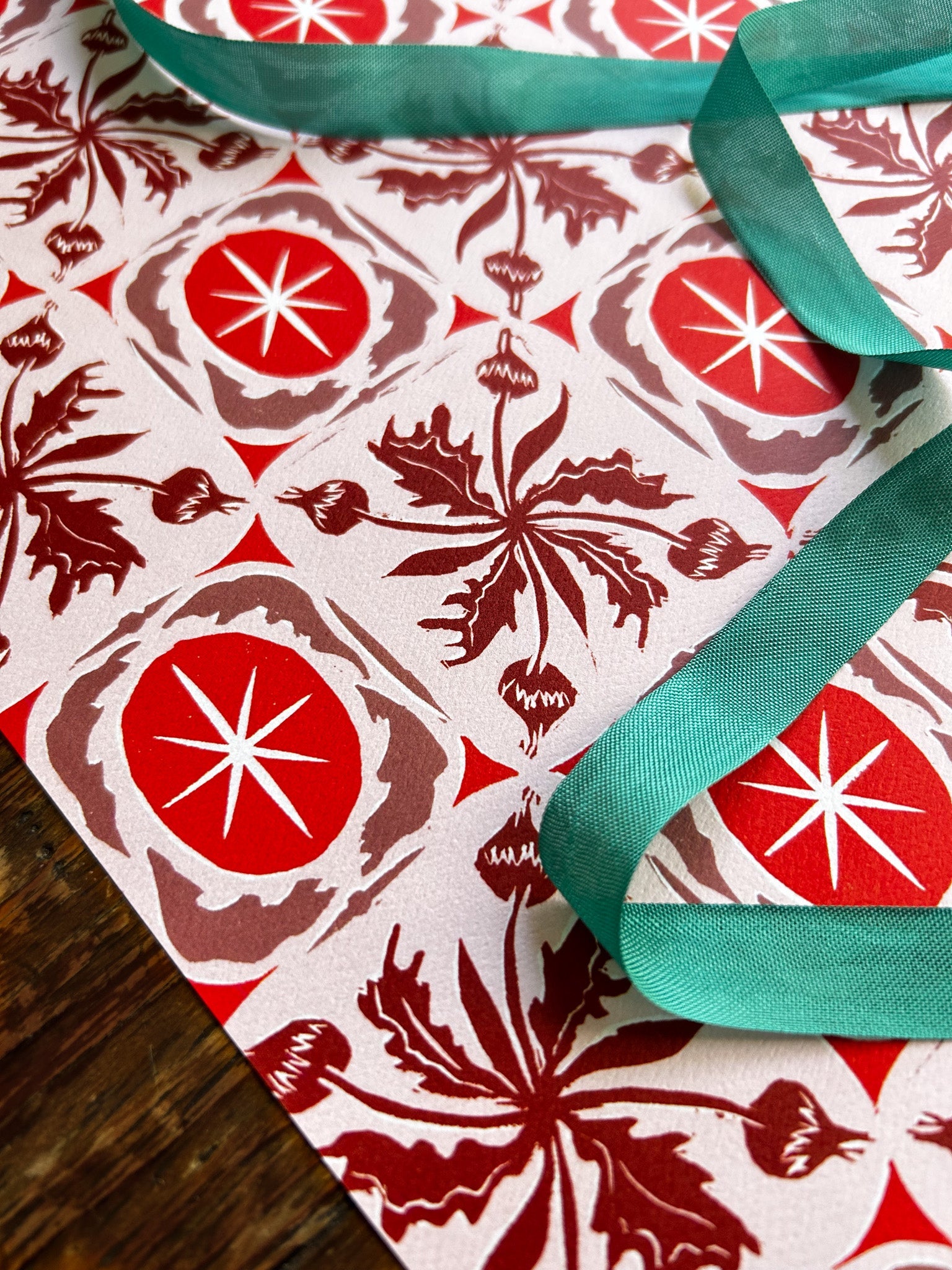 Buds And Stars Pattern Sheet