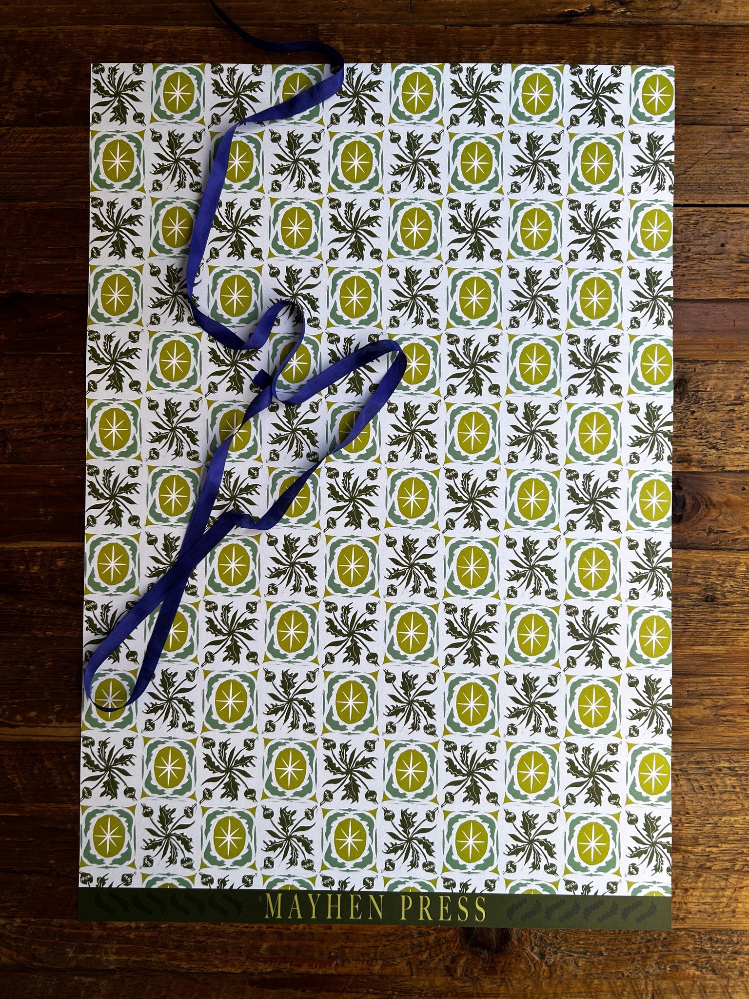 Buds And Stars Pattern Sheet