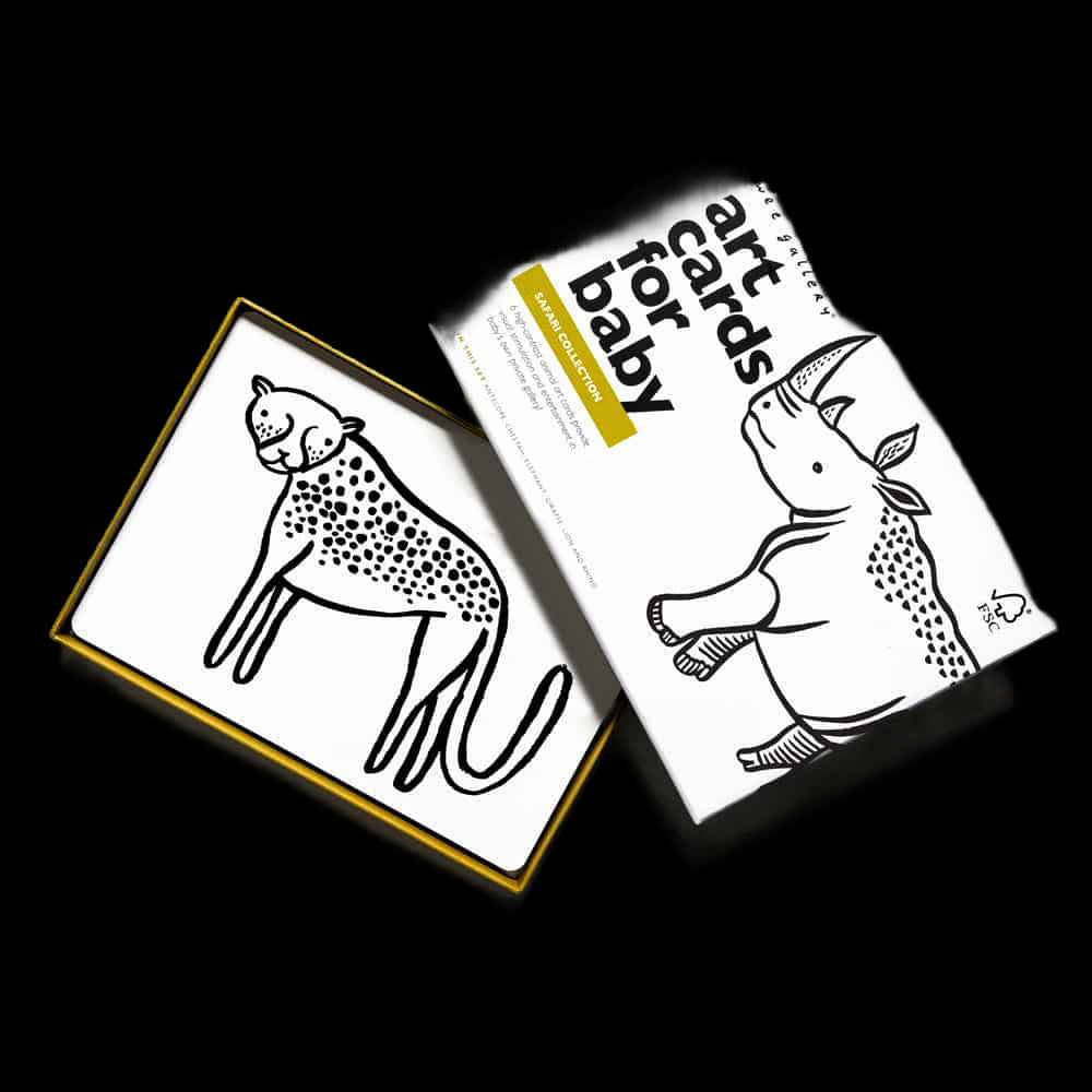 Art Cards For Baby - Safari Collection