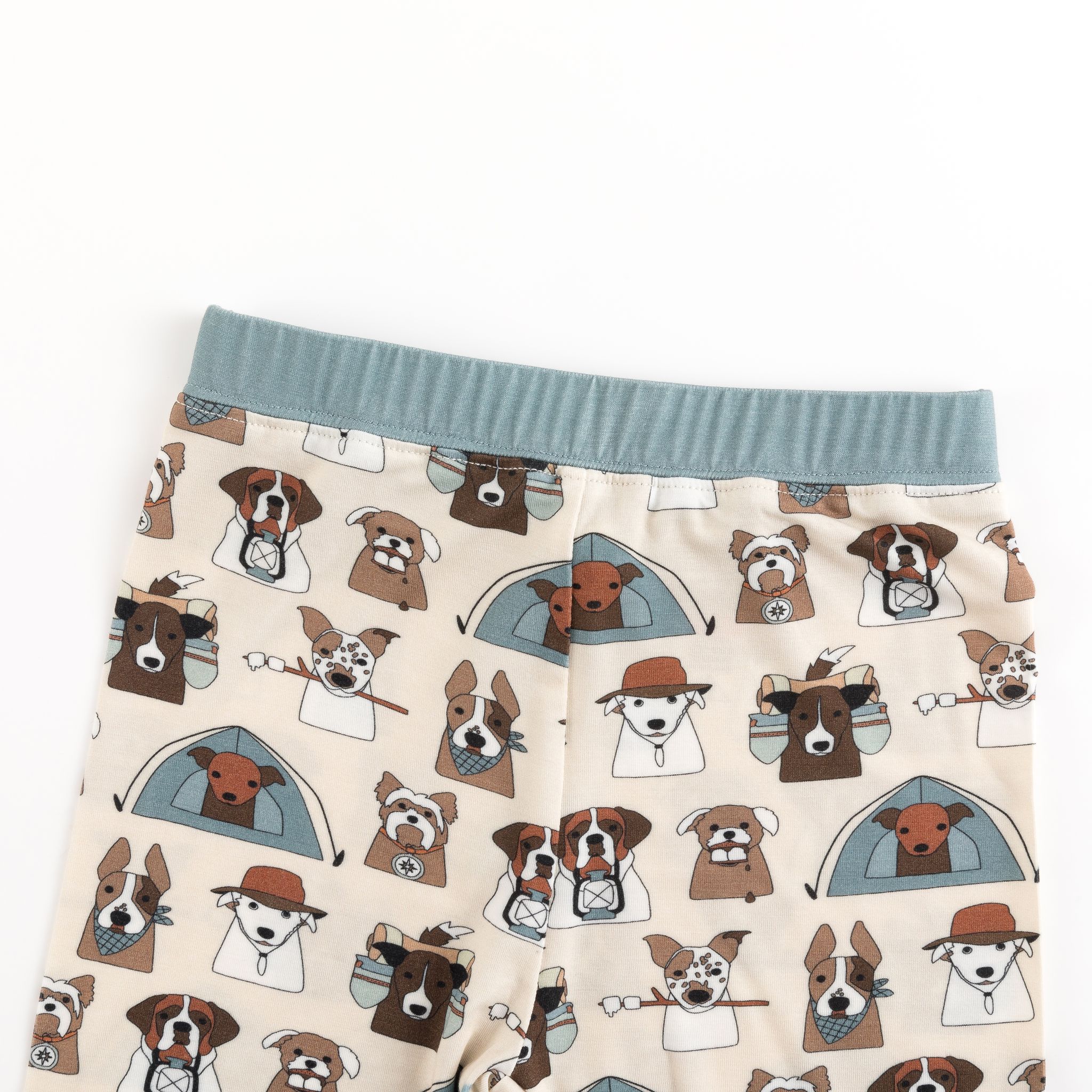 Camp Paws (long Sleeve Pj) - Blue