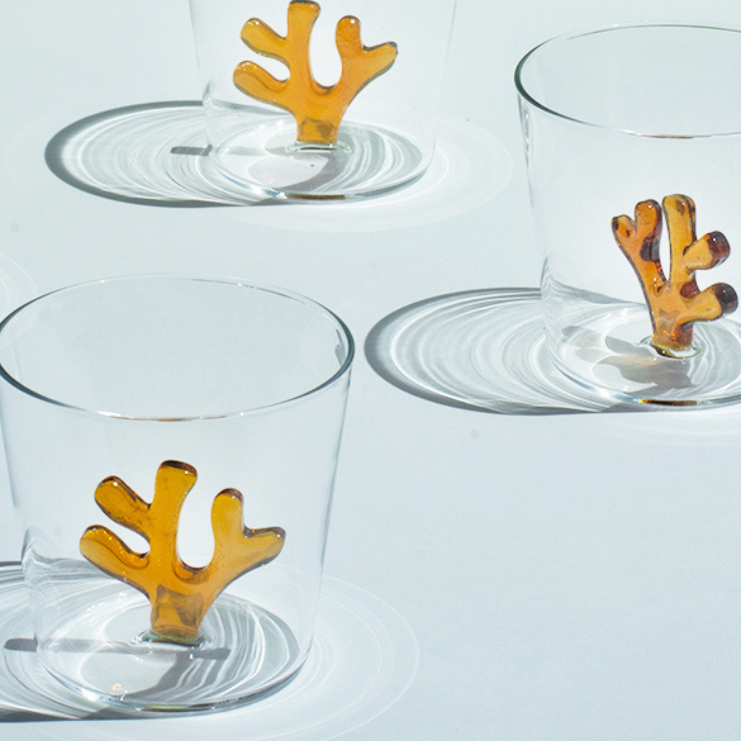 Whimsical Water Tumbler Glasses