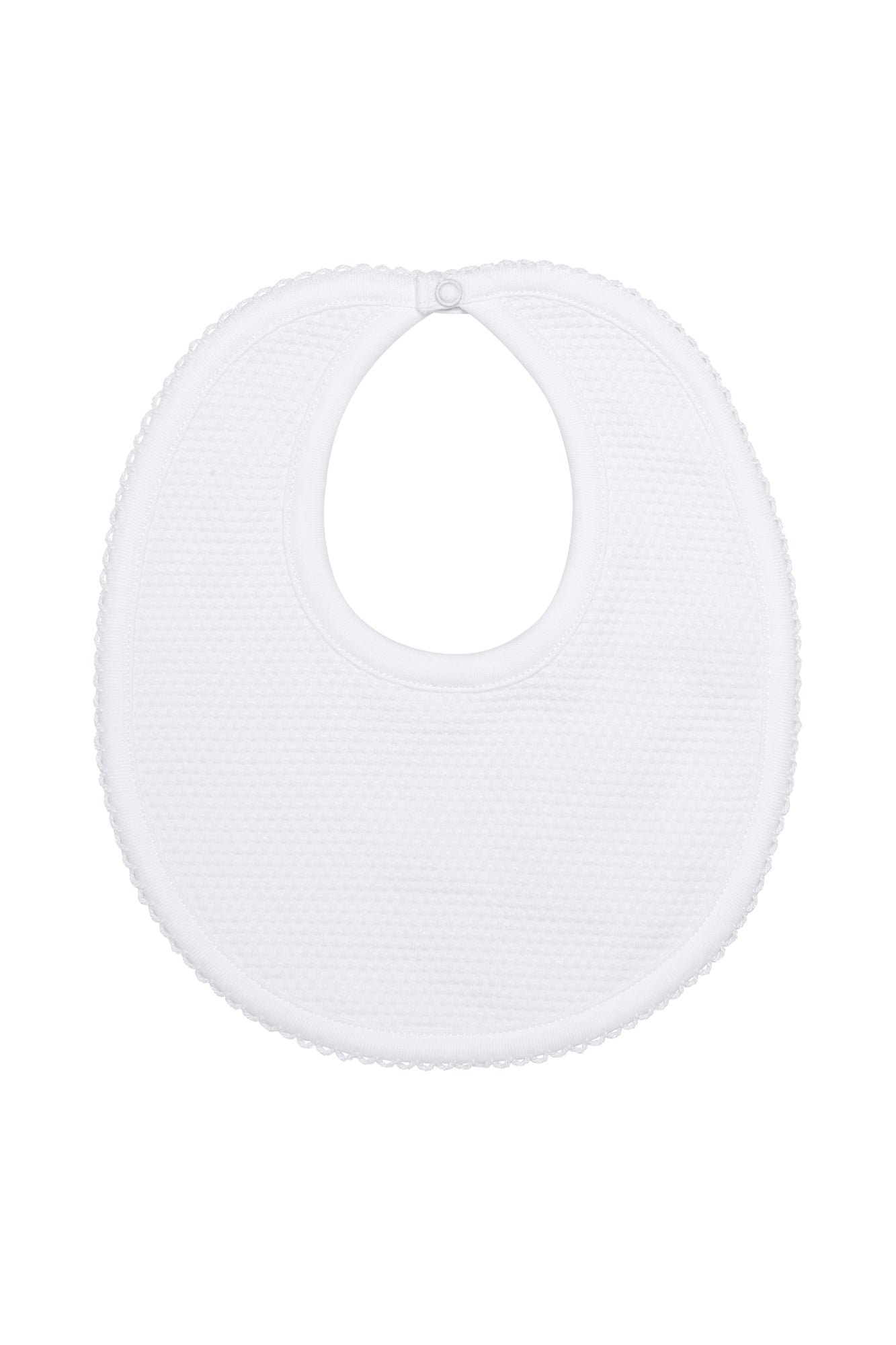 White Bubble Baby Bib