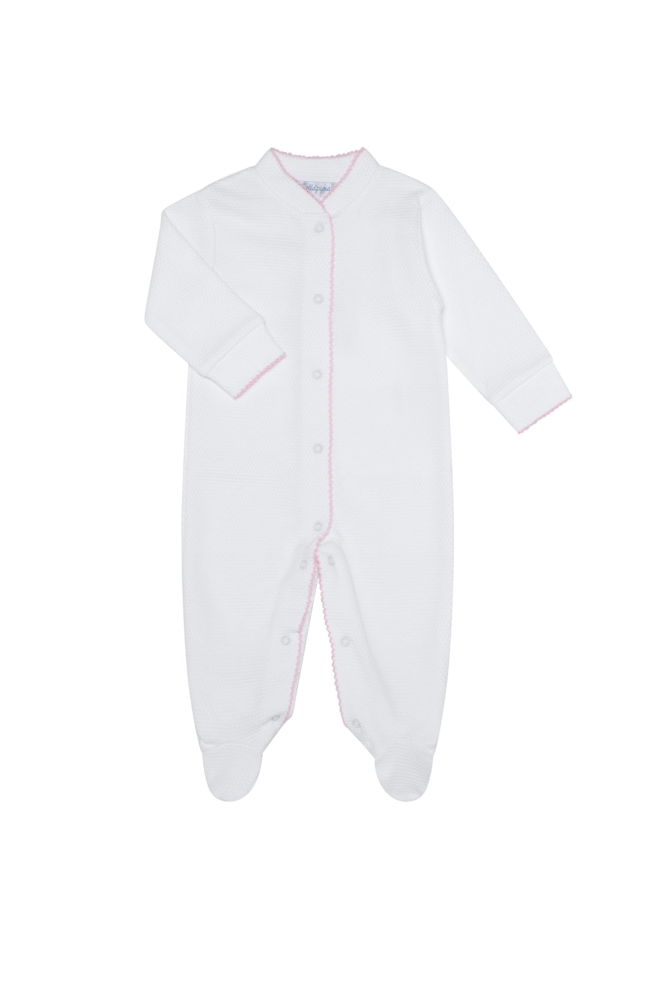 White Bubble Baby Footie