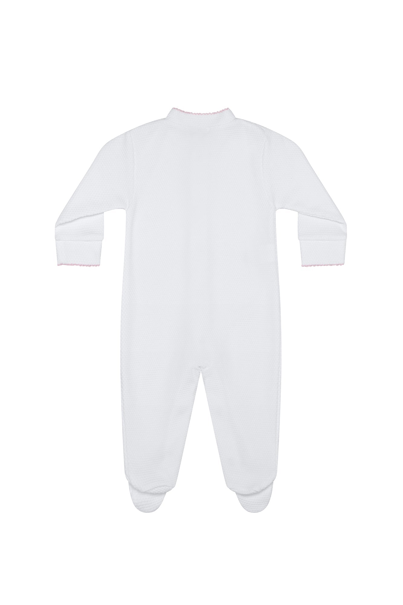 White Bubble Baby Footie