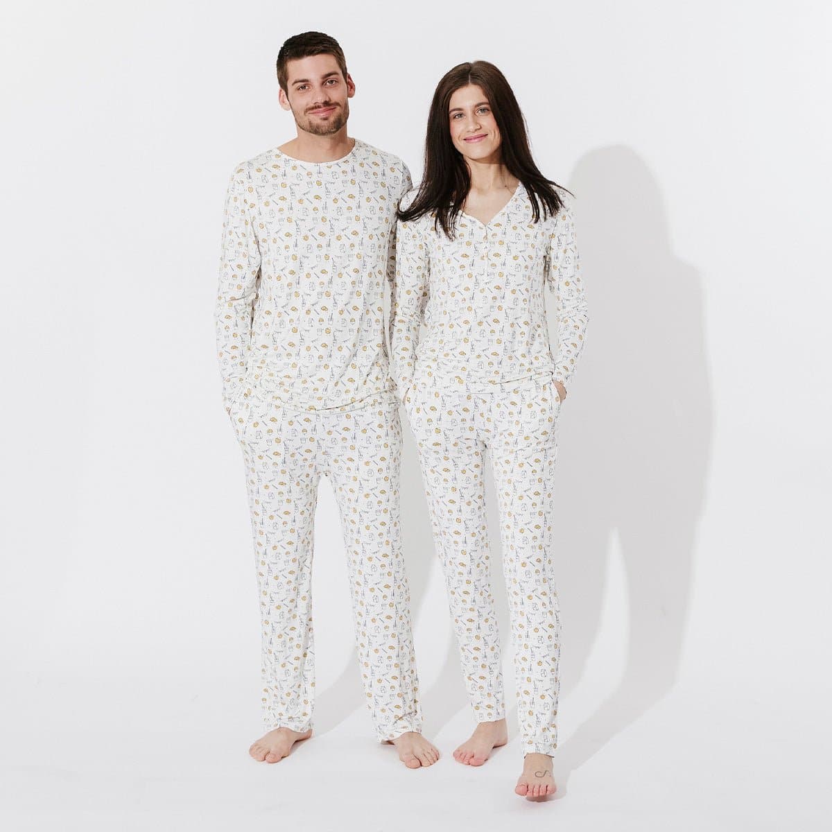 Milk & Cookies Bamboo Men's Pajama Set