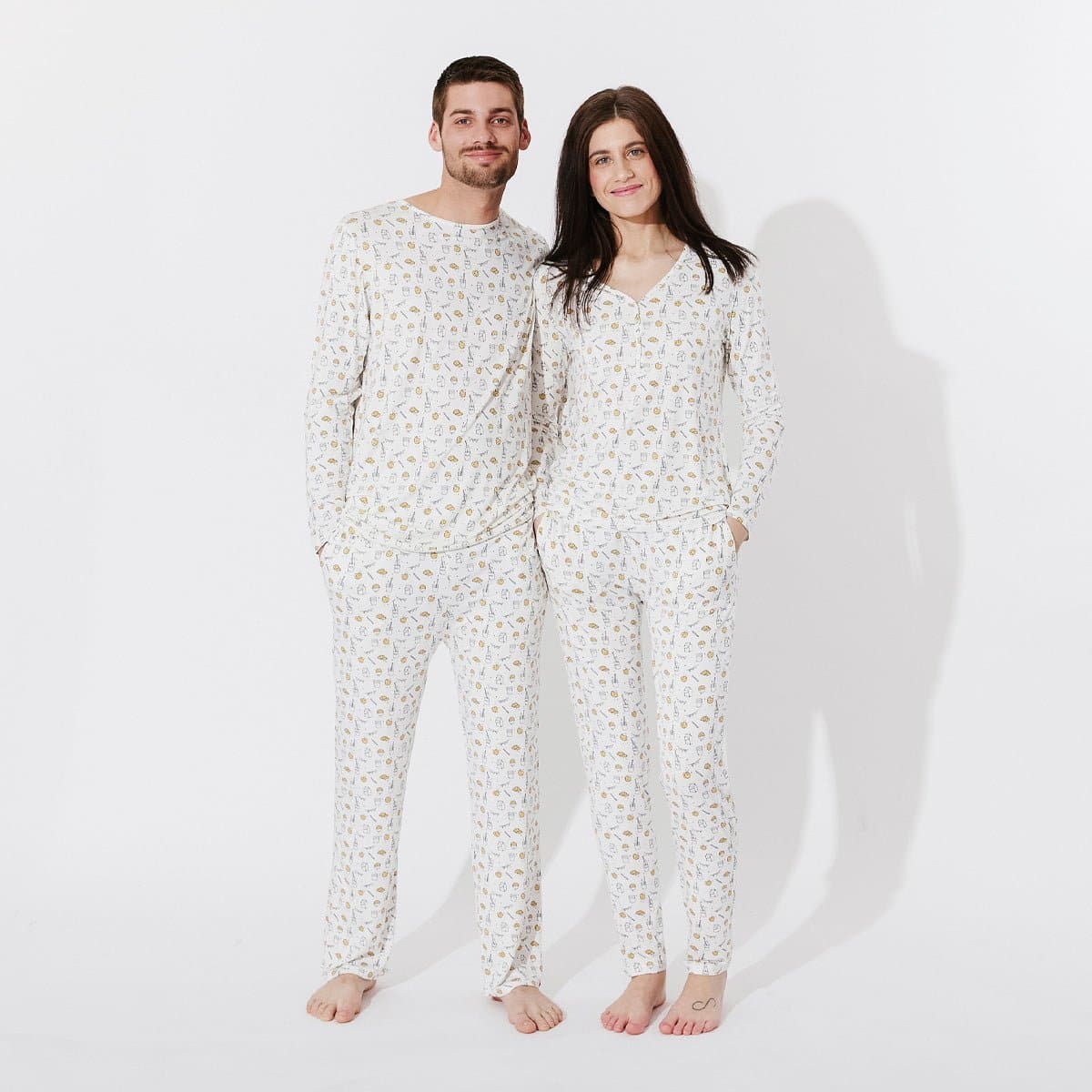 Milk & Cookies Bamboo Men's Pajama Set