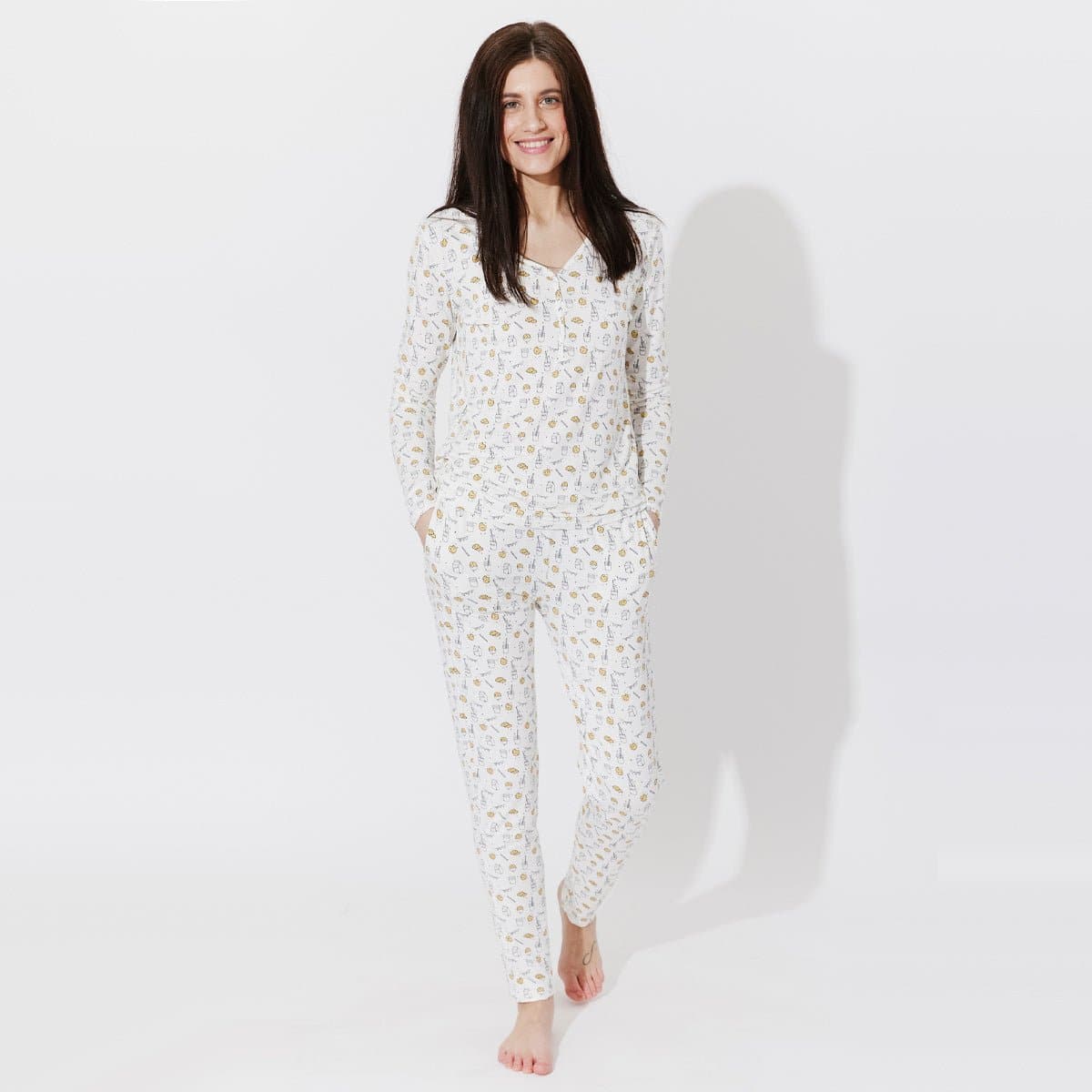 Milk & Cookies Bamboo Women's Pajama Set