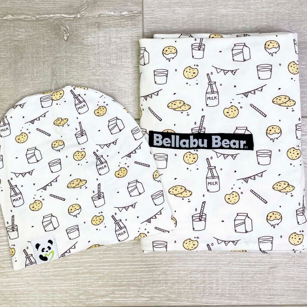 Milk & Cookies Original Bamboo Swaddle & Beanie Set
