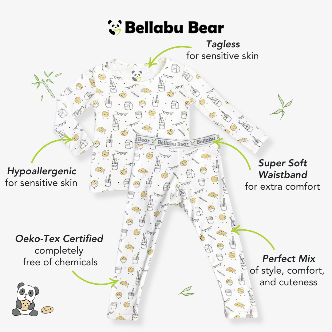 Milk & Cookies Original Bamboo Kids Pajamas