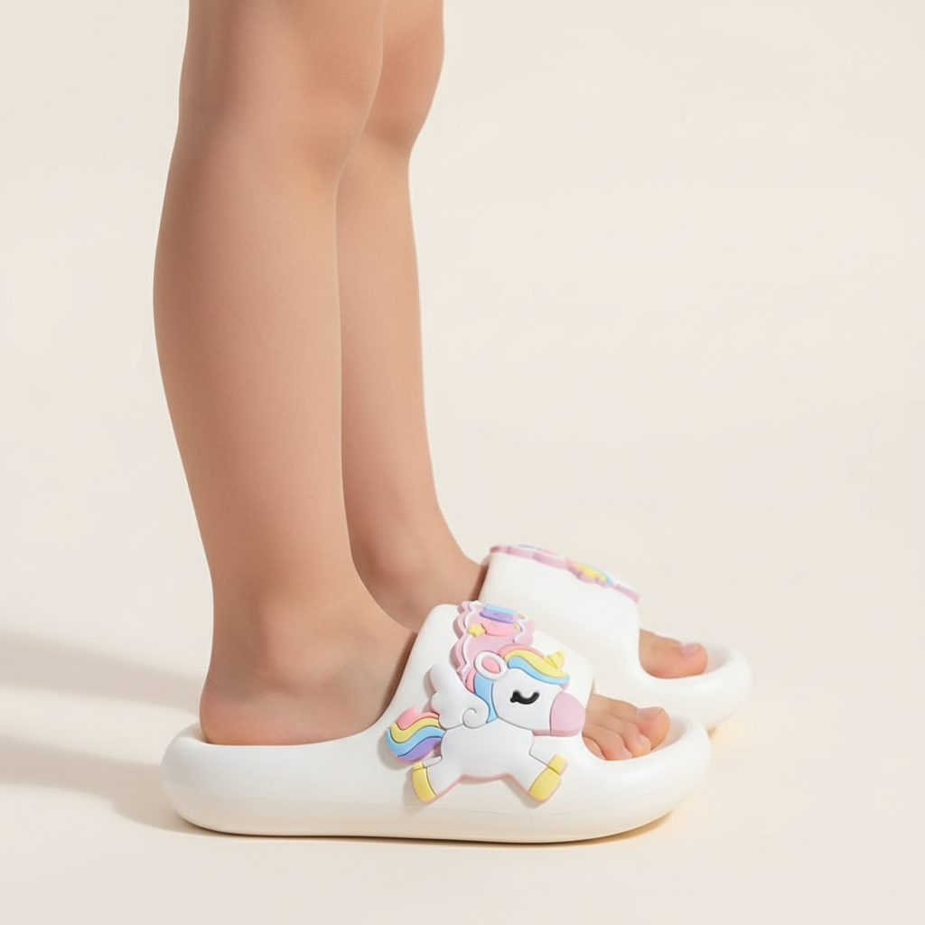 Unicorn Rainbow Slippers Ultra Soft Eva Ages 0-3 Years