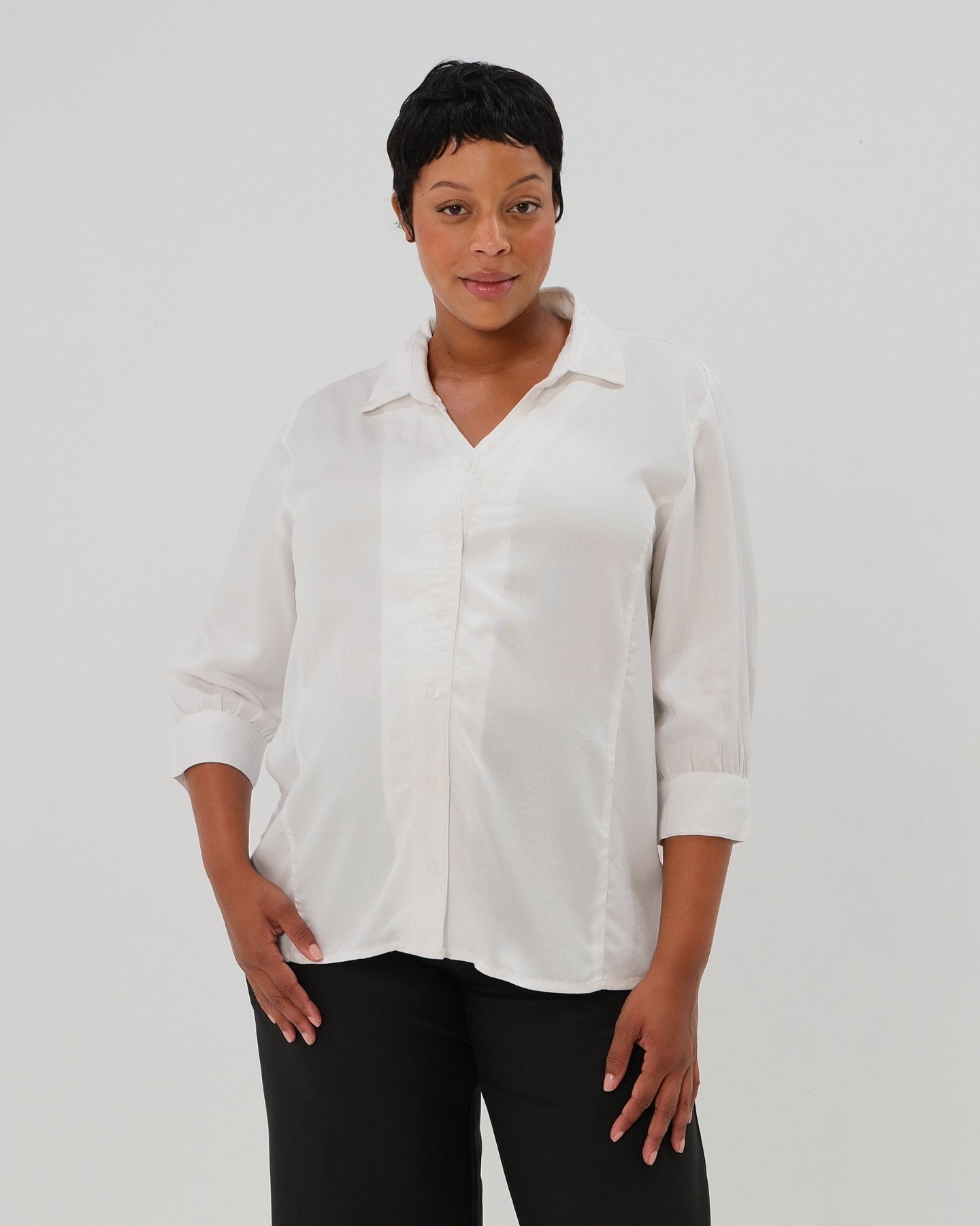 No-gap Maternity & Nursing Button Down