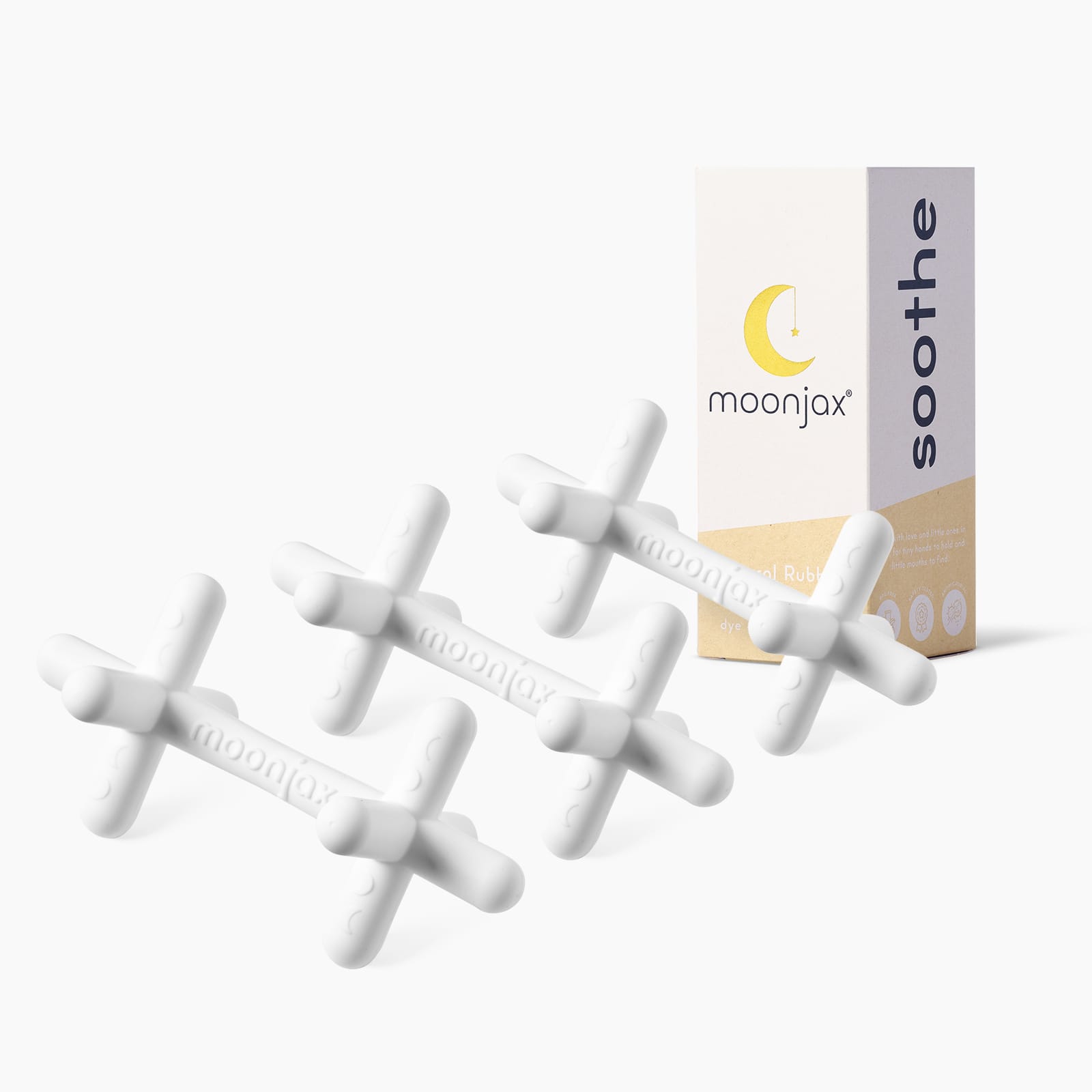 3-pack Mix & Match Patented Moonjax®best Baby Teether