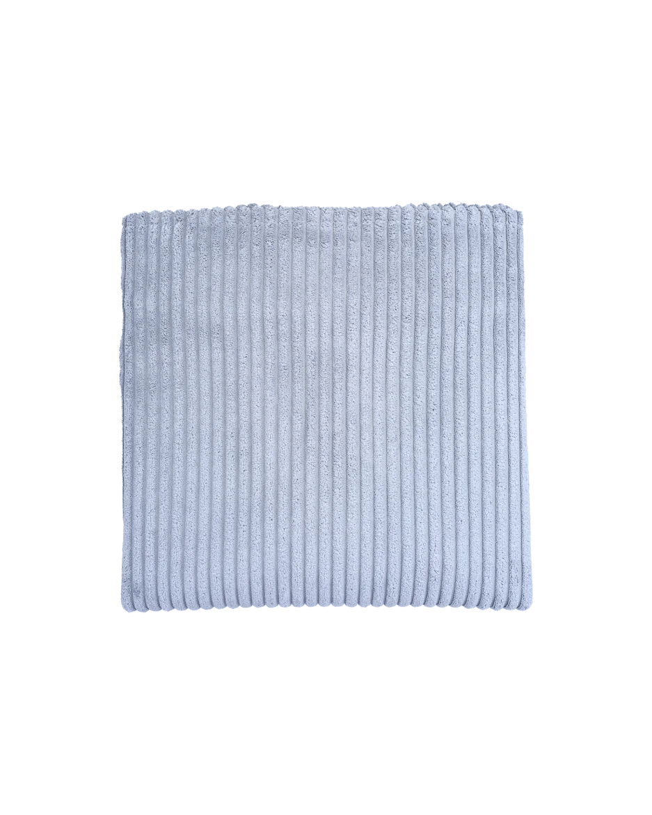 Blueberry Blue Square Ottoman Extra Cover