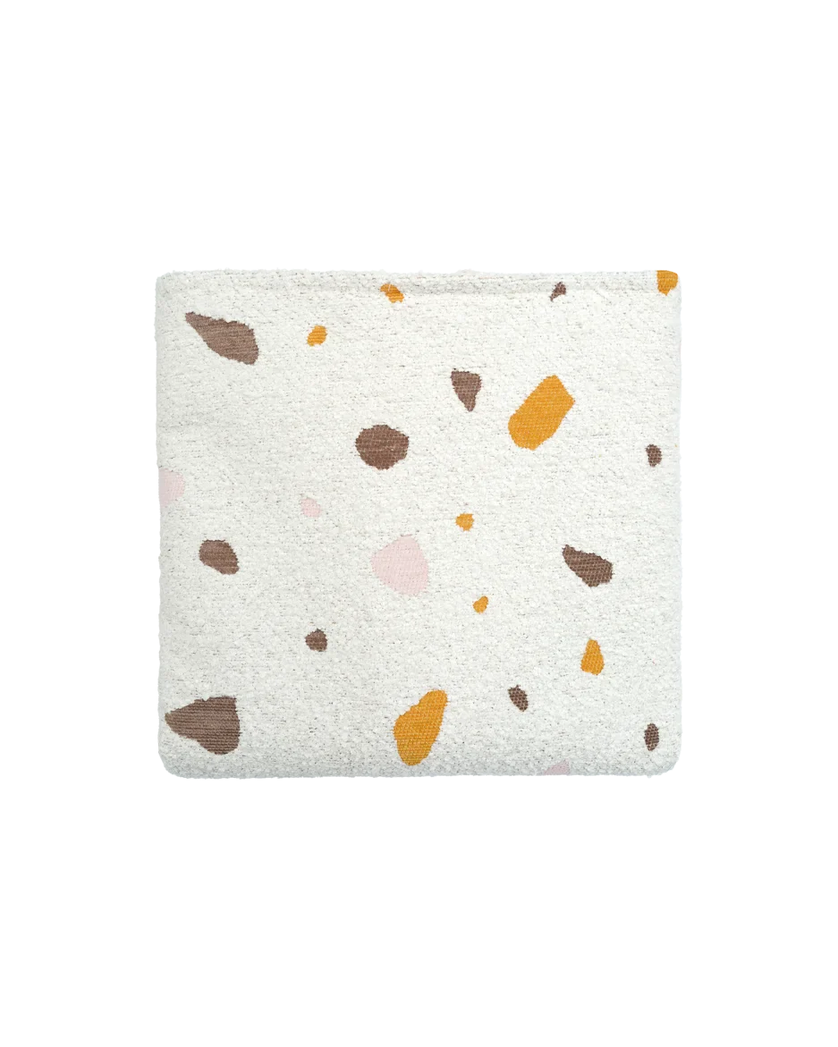 Terrazzo Marble Square Ottoman Extra Cover