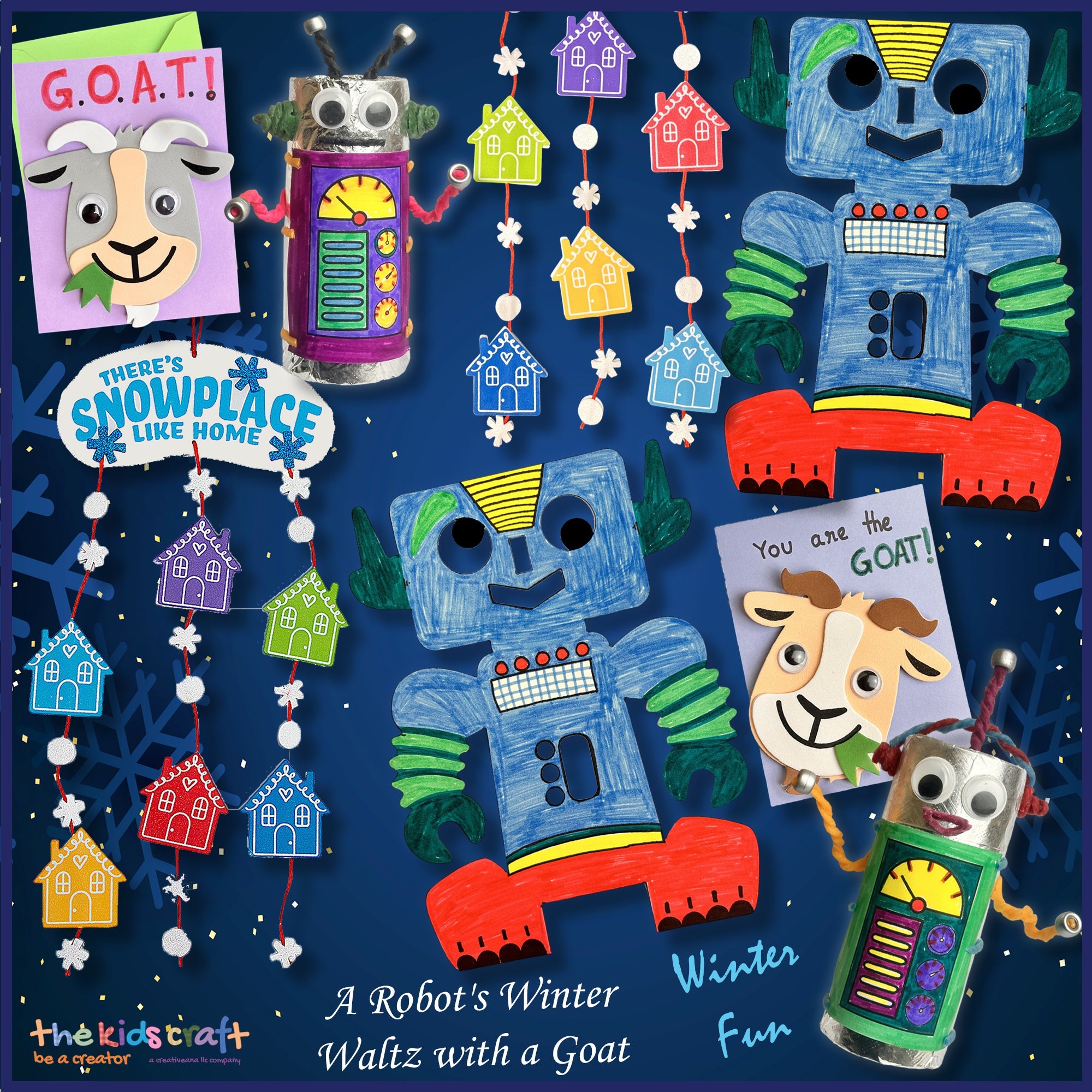 A Robot's Winter With A Goat