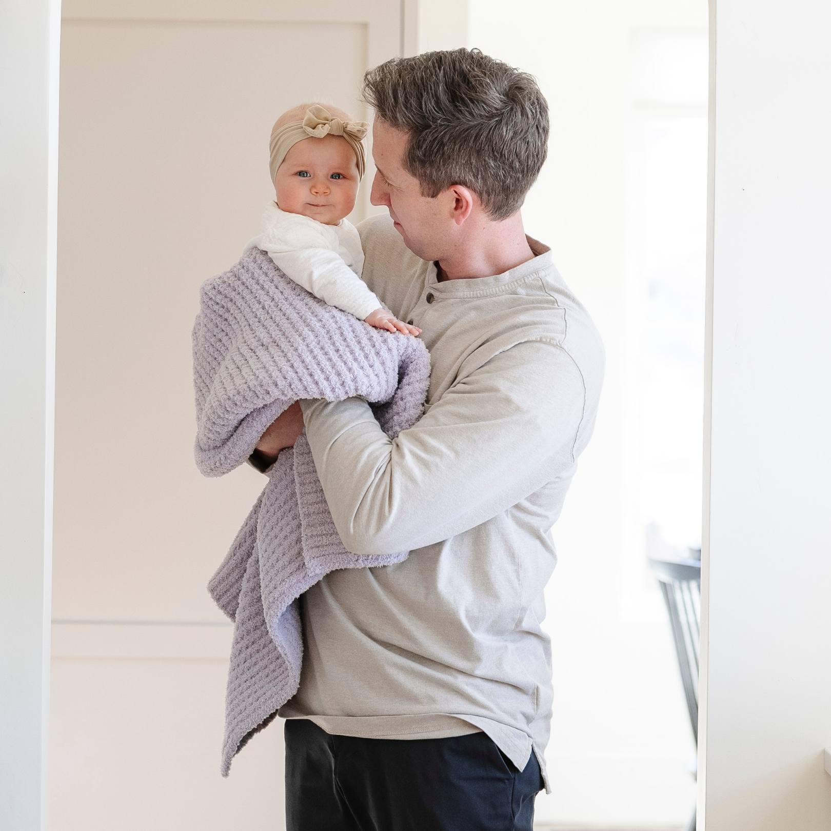 Waffle Knit Receiving Blankets