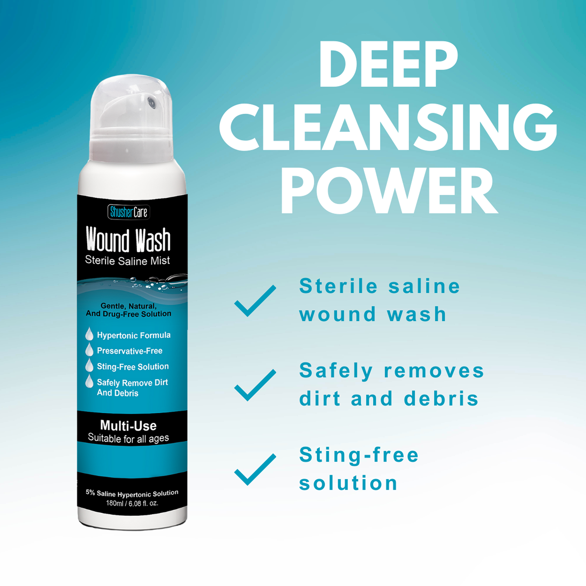 Care Wound Wash Spray