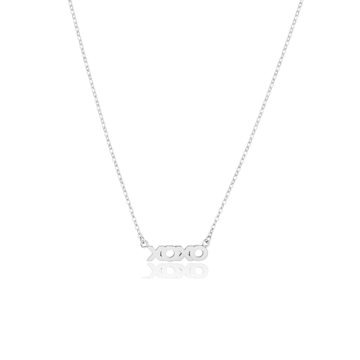 Xoxo Script Necklace