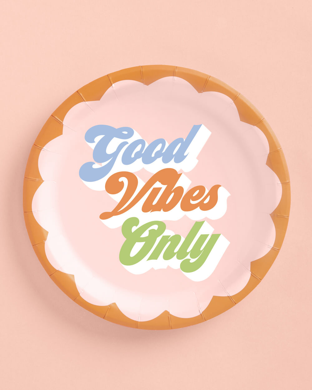 Groovy Plates - 24 Paper Plates