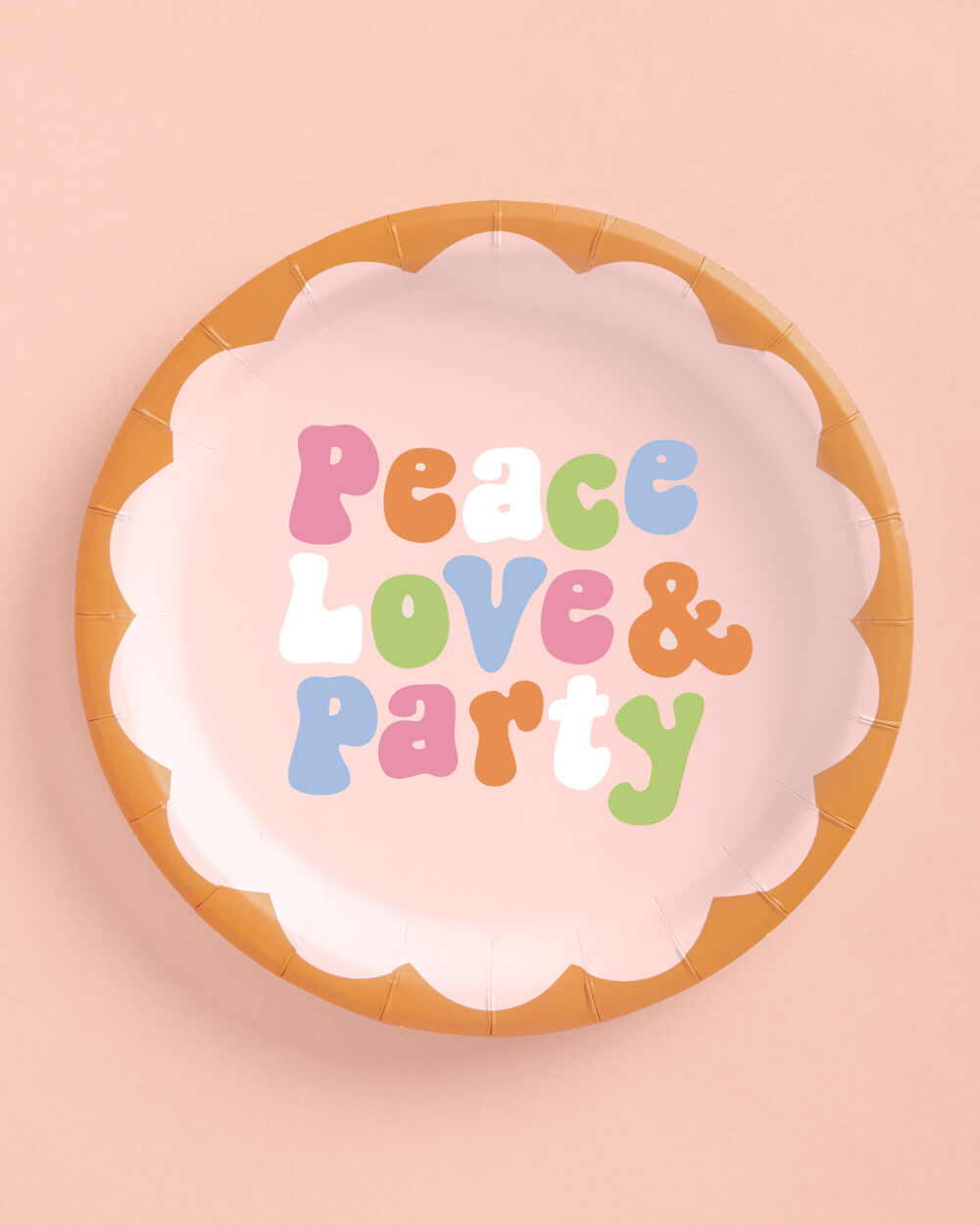 Groovy Plates - 24 Paper Plates