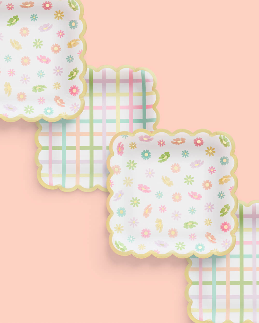 Let's Partea Plates - 24 Foil Paper Plates