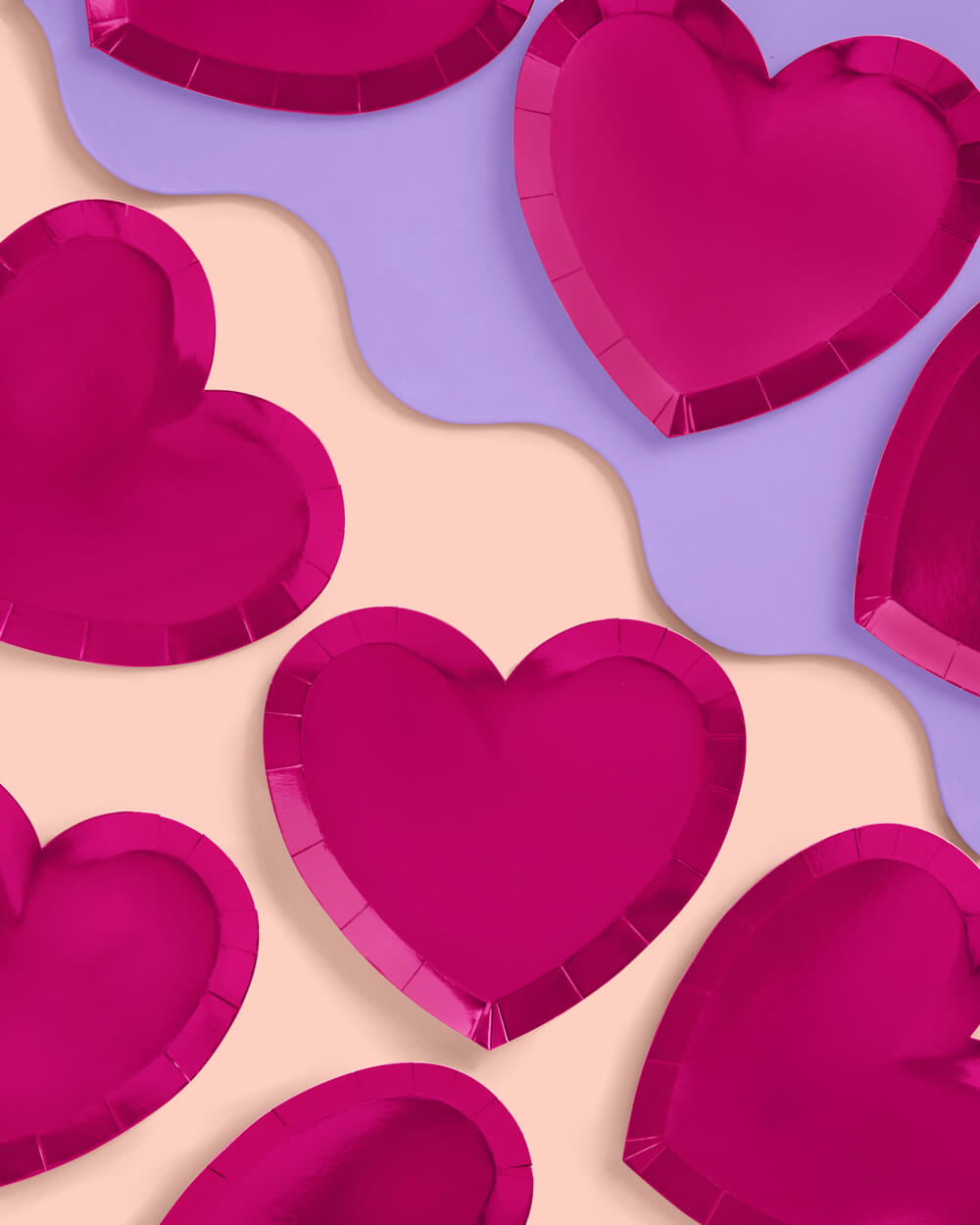 Lover Plates - 25 Heart Plates