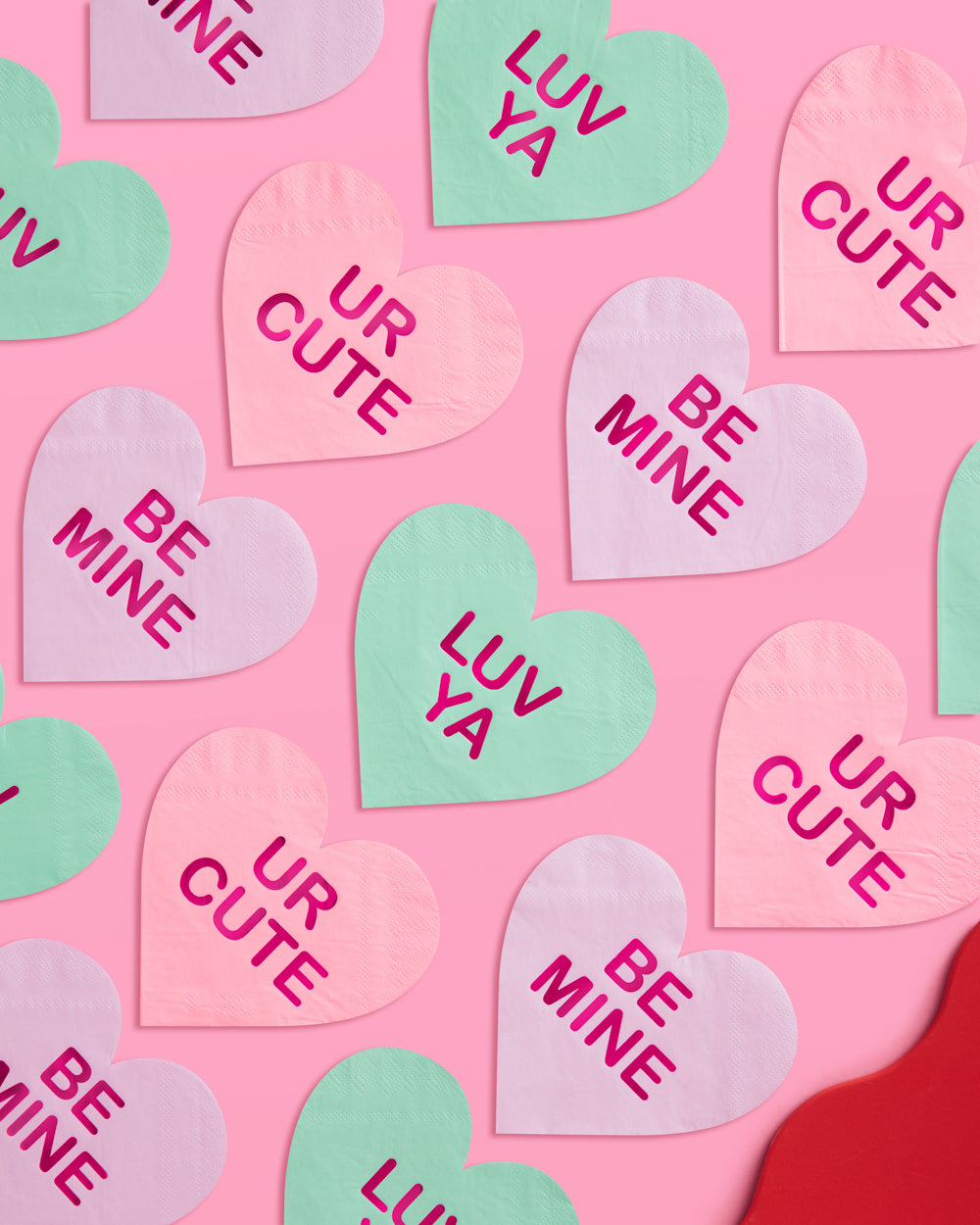 Be Mine Napkins - 24 3-ply Napkins