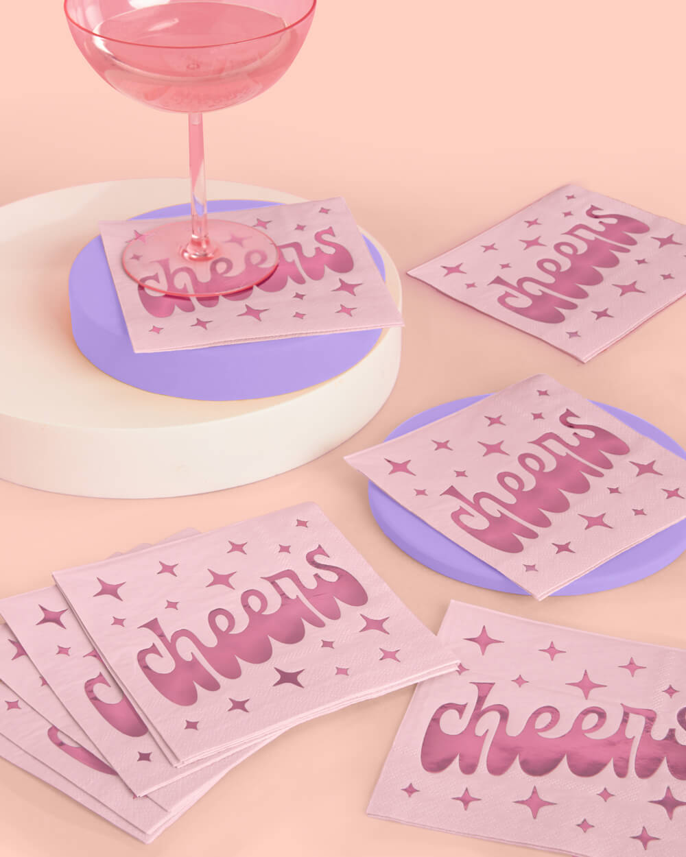 Cheers Napkins - 50 Foil Napkins