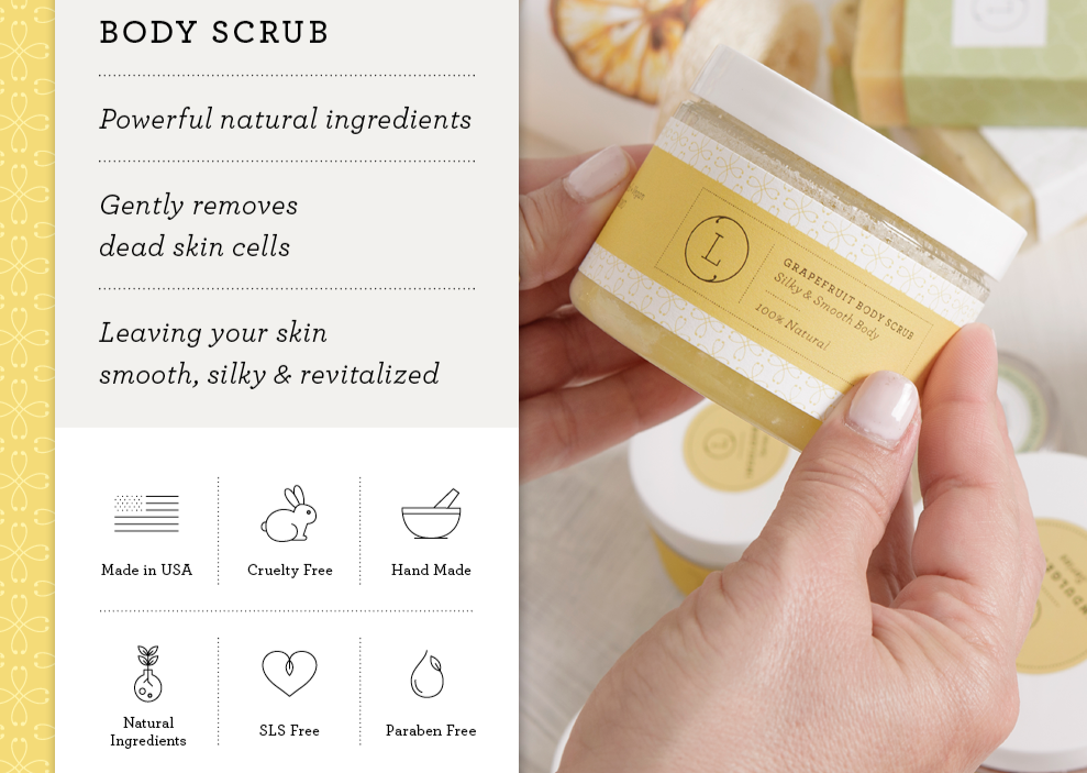 Reviving Set With Grapefruit Shea Butter And Body Scrub