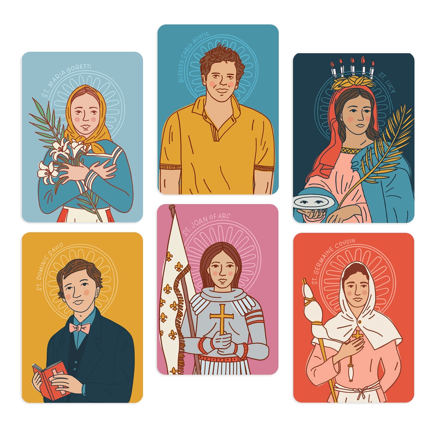 Holy Cards Pack - Young Saints