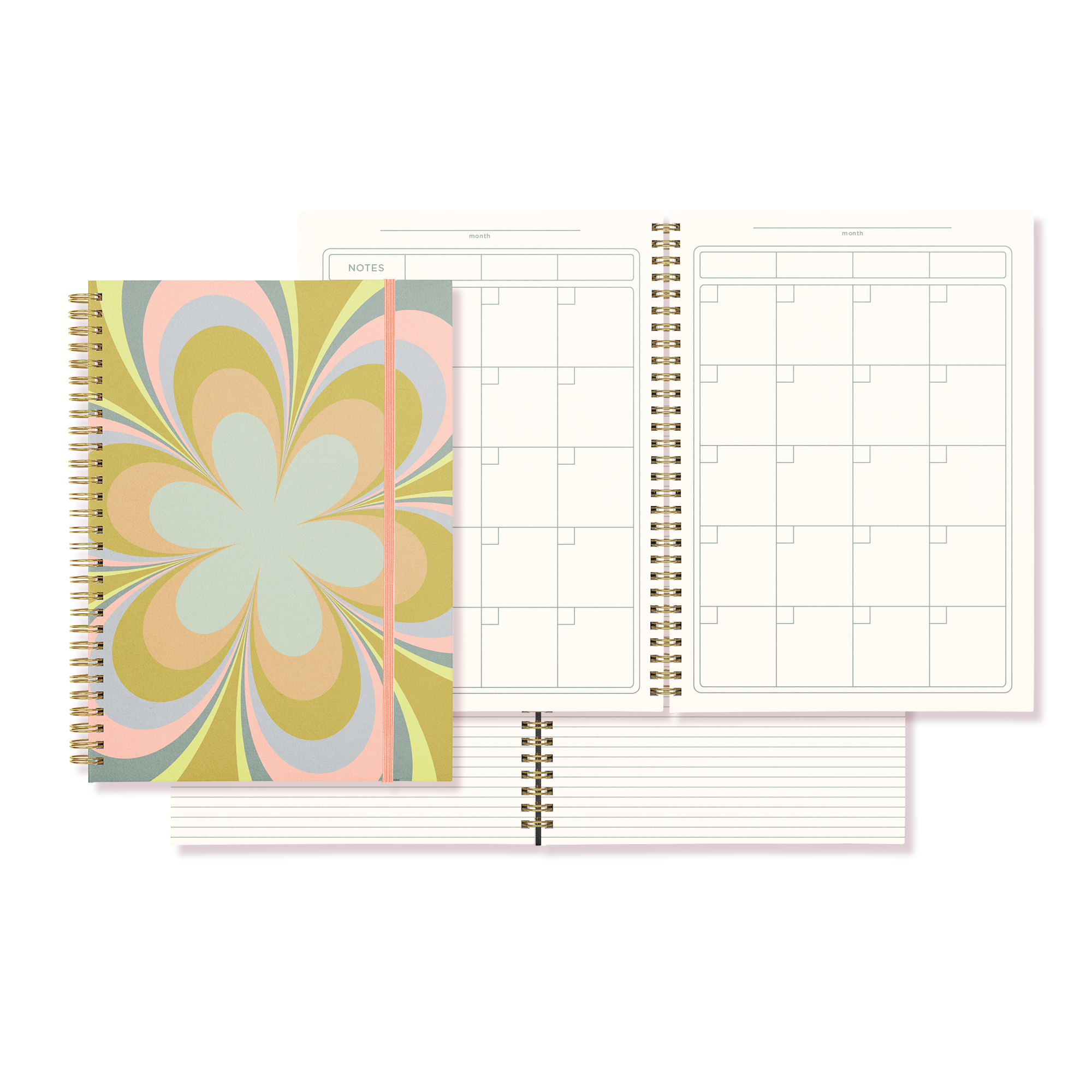 Kaleidoscope Floral Notebook